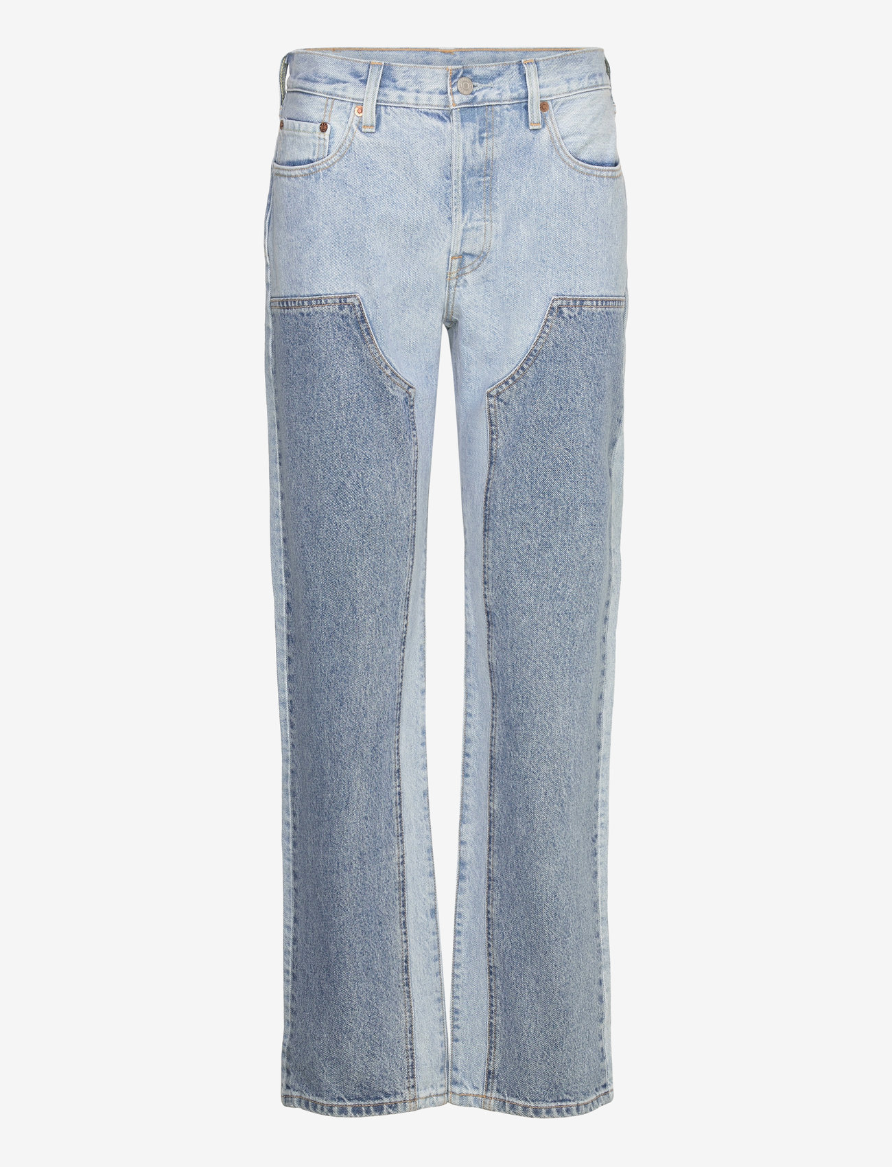 Levi's® - 501 90S CHAPS DONE AND DUSTED - straight jeans - med indigo - flat finish - 0