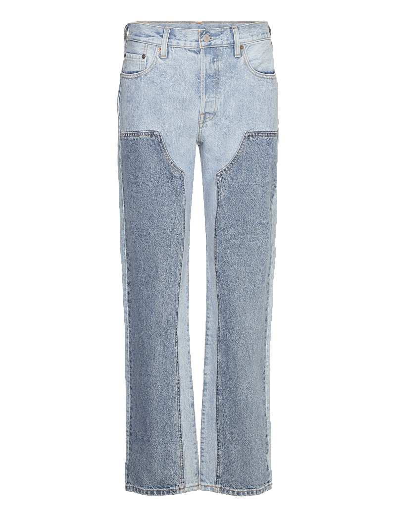 Levi's® - 501 90S CHAPS DONE AND DUSTED - raka jeans - med indigo - flat finish - 1