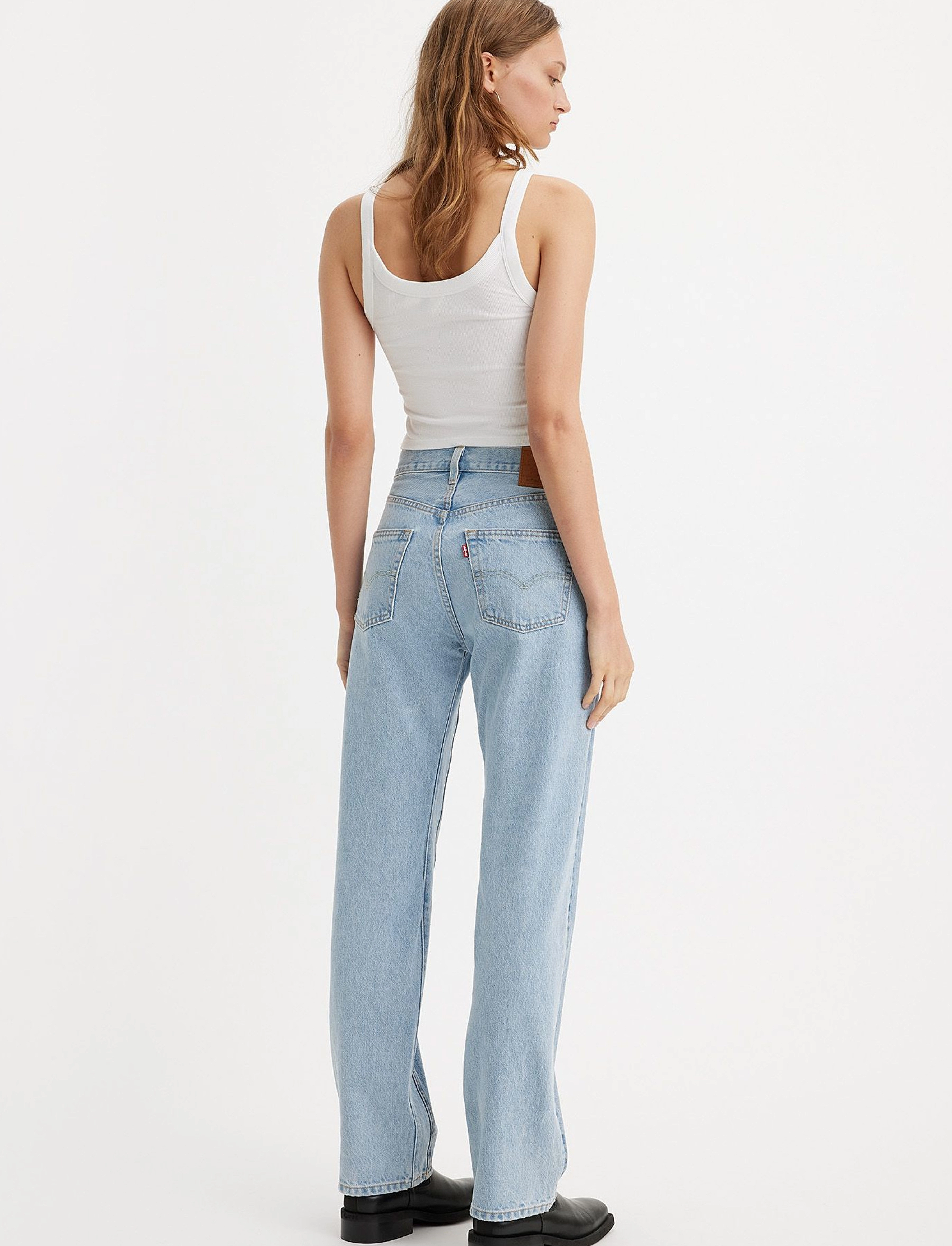 Levi's® - 501 90S CHAPS DONE AND DUSTED - raka jeans - med indigo - flat finish - 4