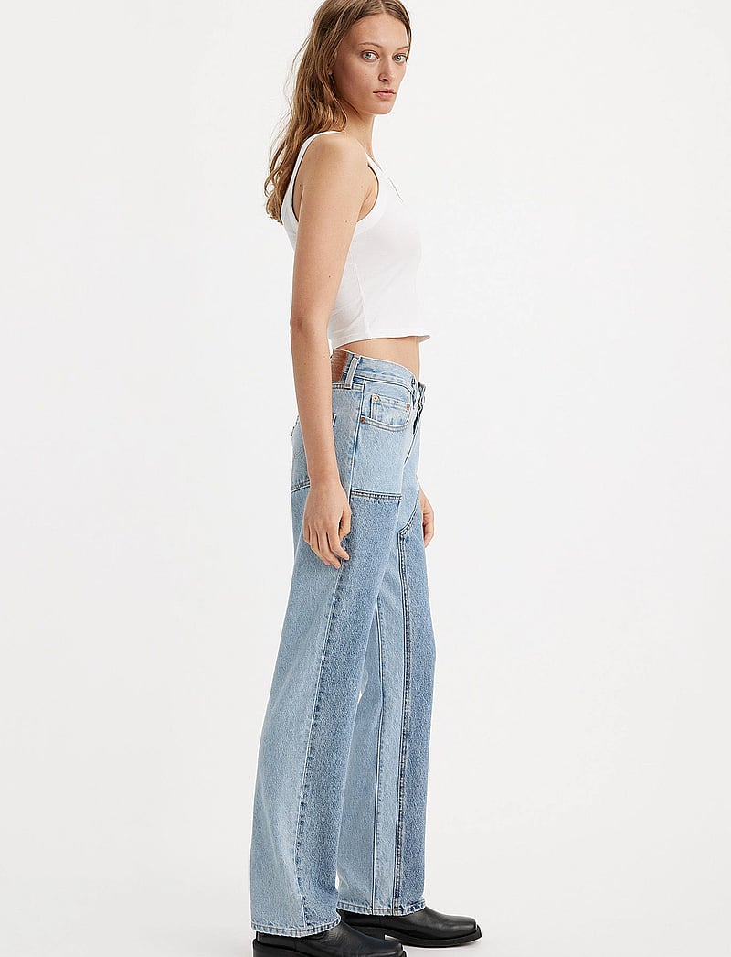 Levi's® - 501 90S CHAPS DONE AND DUSTED - raka jeans - med indigo - flat finish - 5