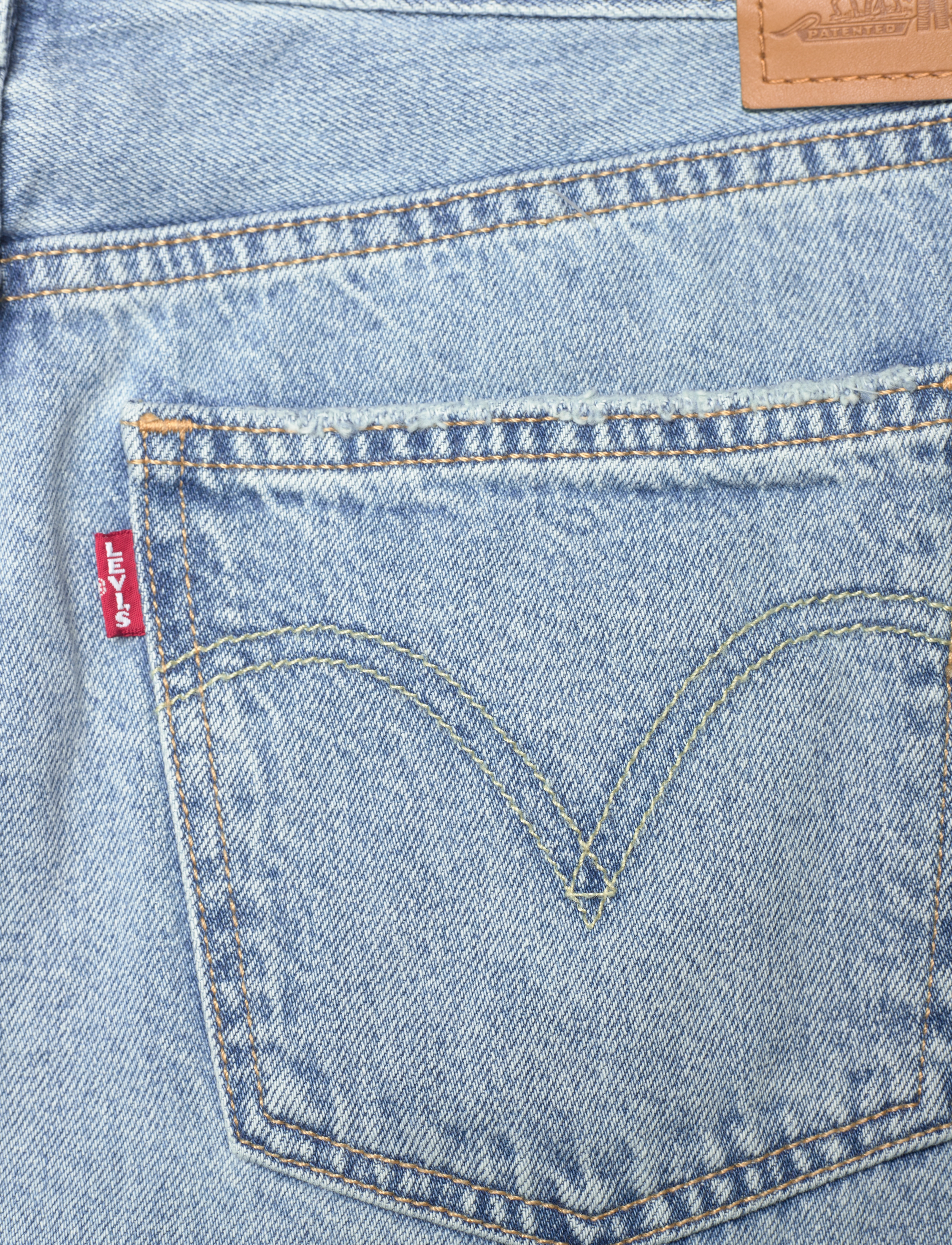 Levi's® - ANKLE COLUMN SKIRT PLEASE HOLD - med indigo - worn in - 5
