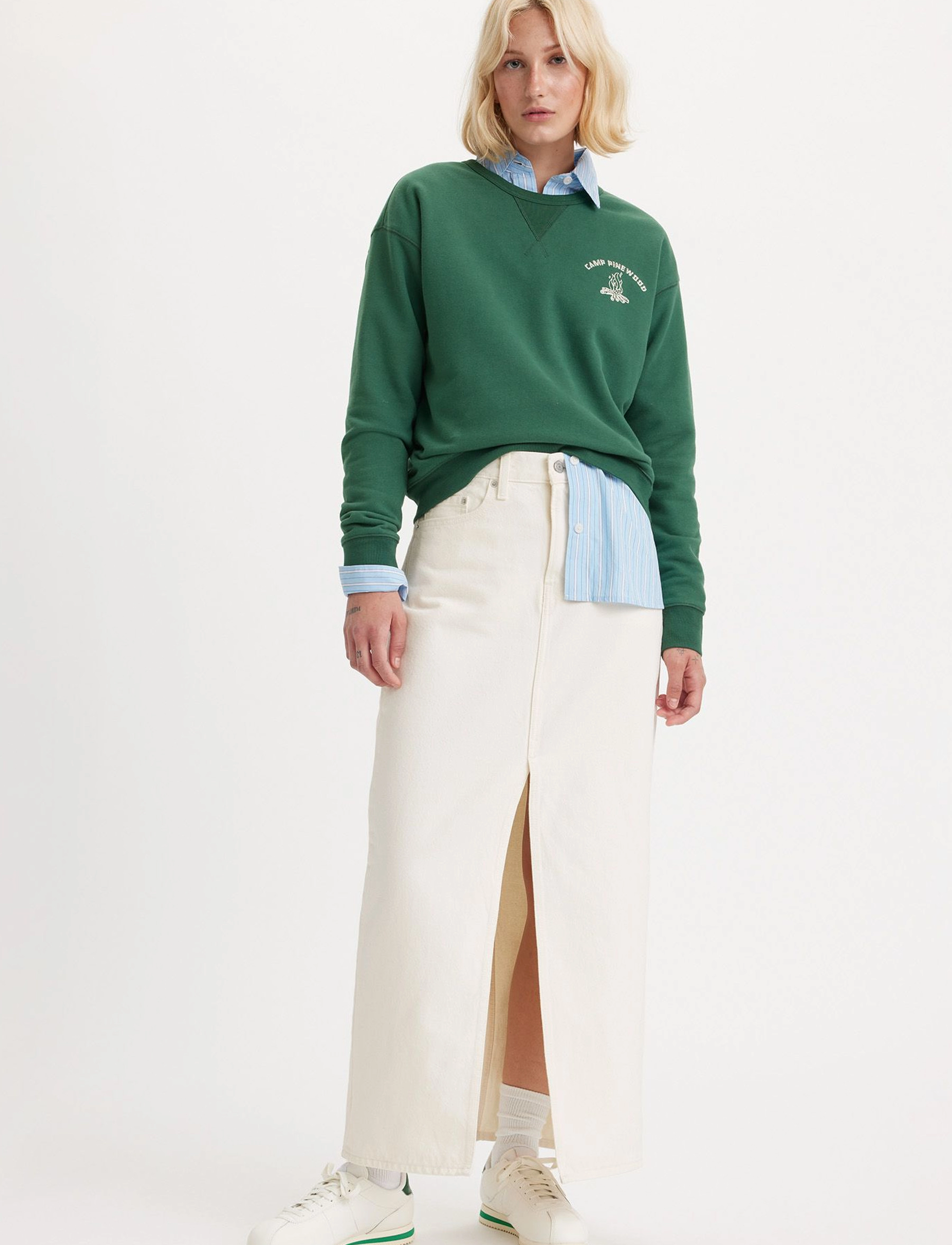 Levi's® - ANKLE COLUMN SKIRT SNOWING IN - neutrals - 3