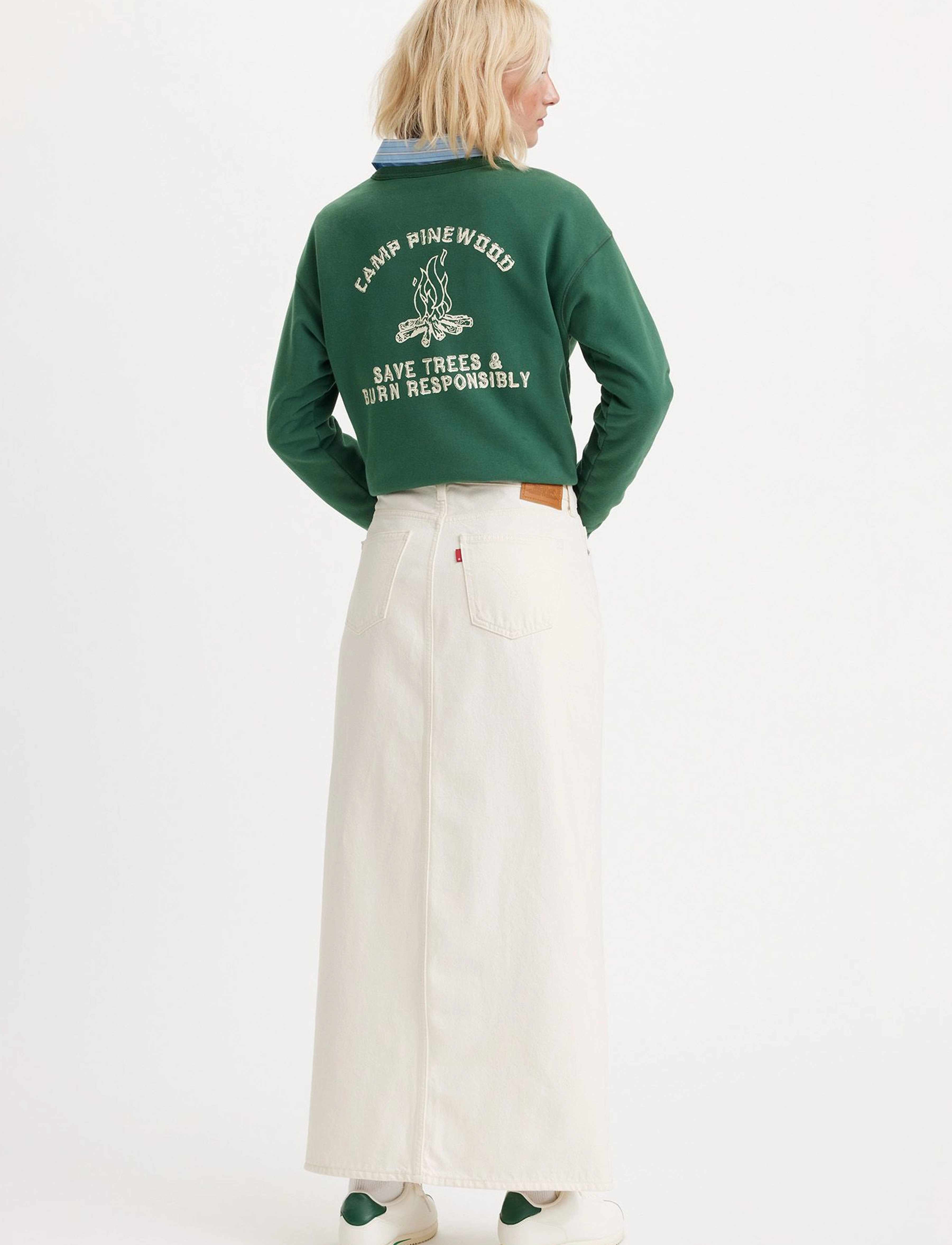 Levi's® - ANKLE COLUMN SKIRT SNOWING IN - neutrals - 4