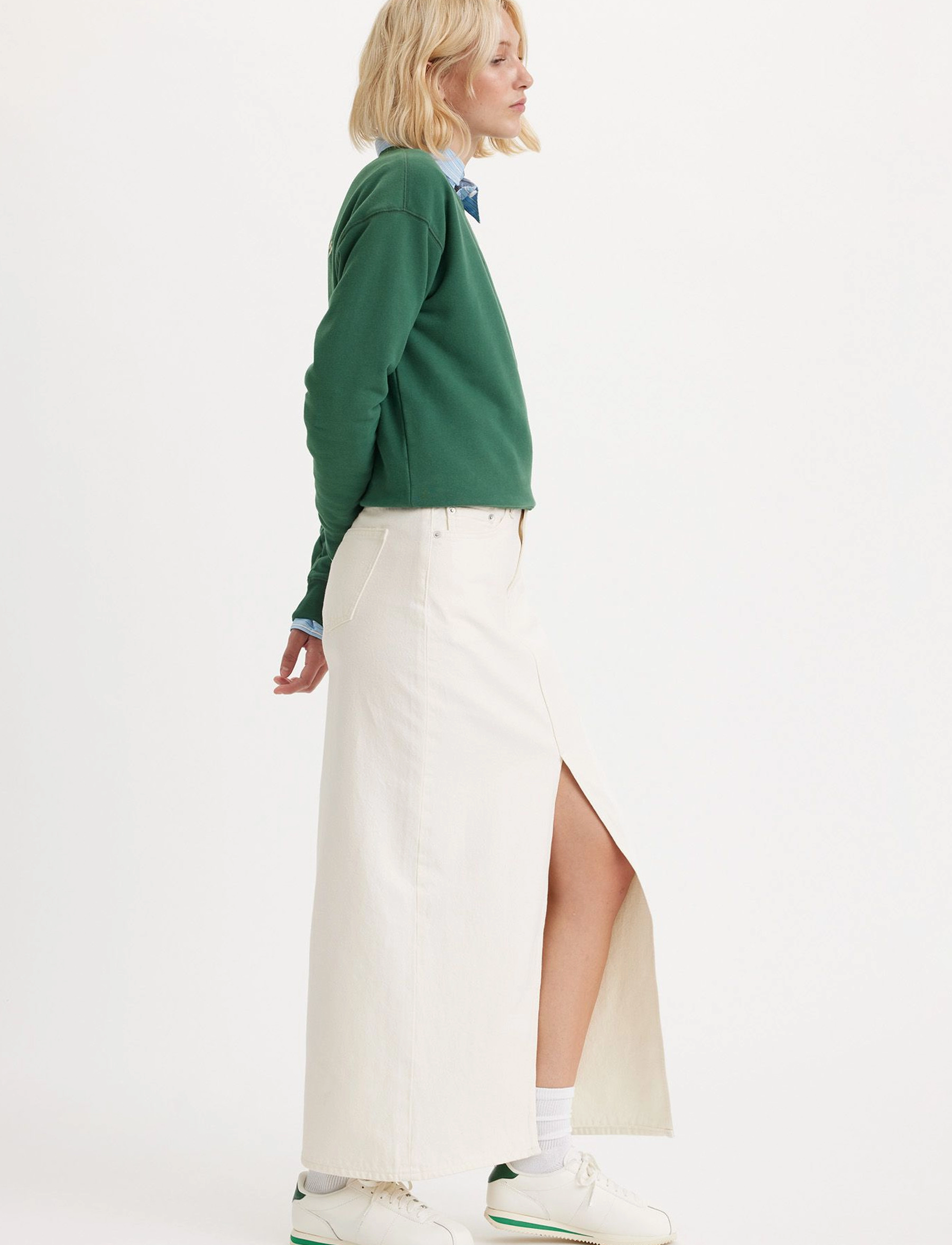 Levi's® - ANKLE COLUMN SKIRT SNOWING IN - neutrals - 5