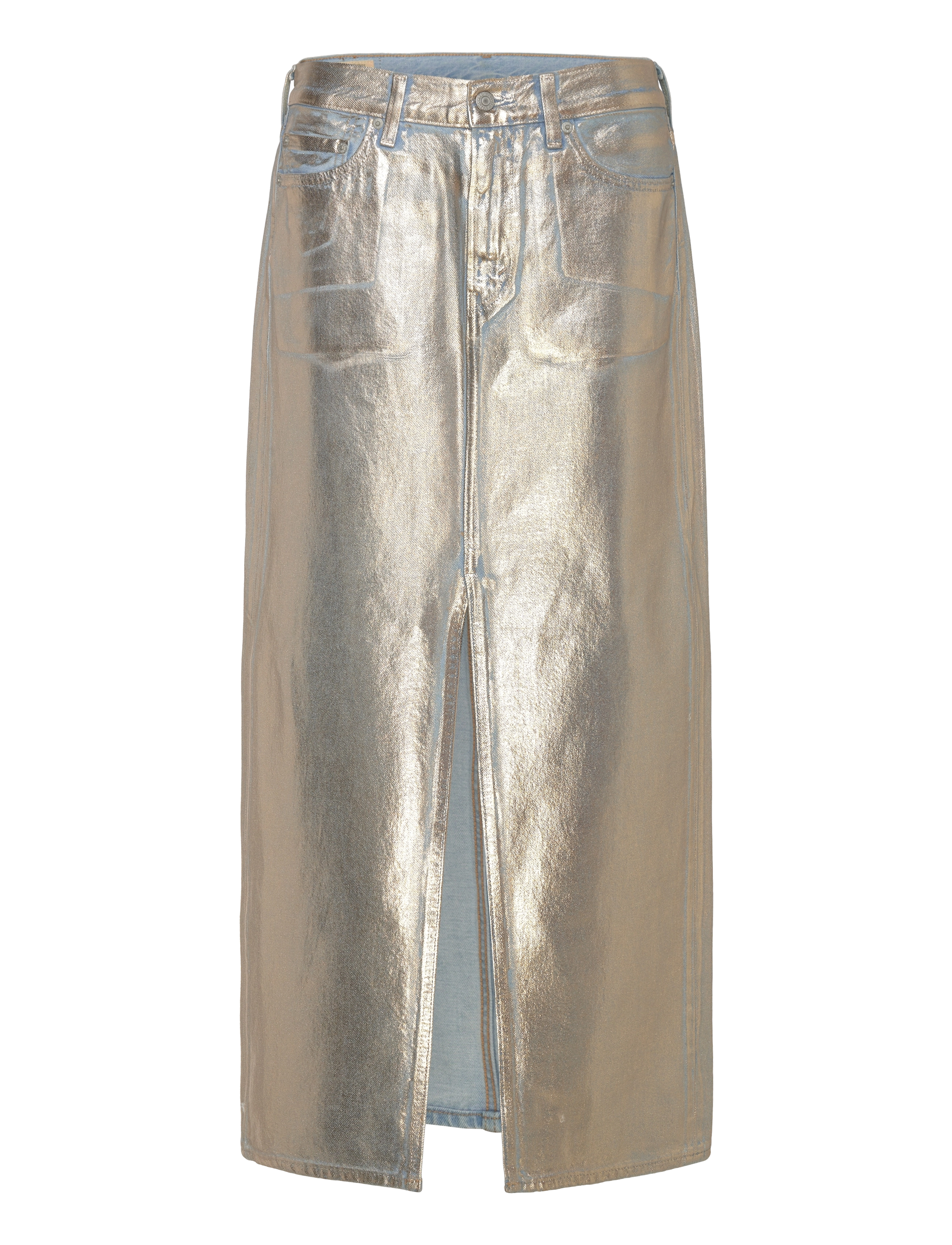 LEVI'S Ankle Column Rock Med Indigo - Flach Finish Gold - 25 - Damen