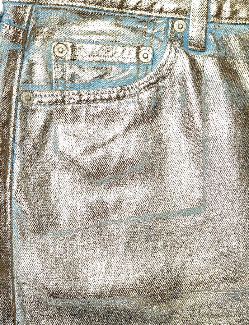 Levi's® - ANKLE COLUMN SKIRT MED INDIGO - FLAT FINISH - jeansröcke - optical illusion ski - 5