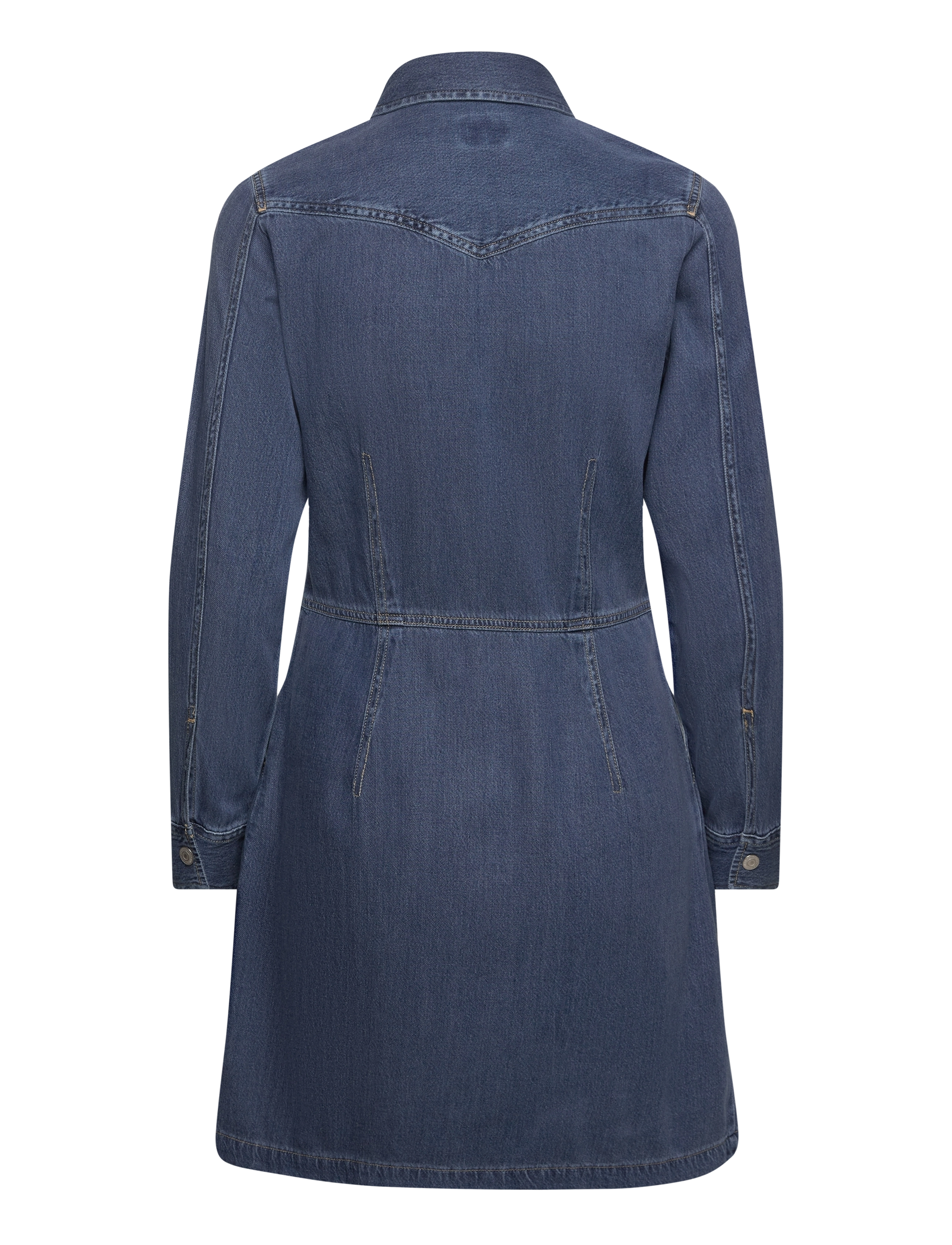 Levi's® - OTTO WESTERN DRESS SQUARE DEAL - med indigo - worn in - 2