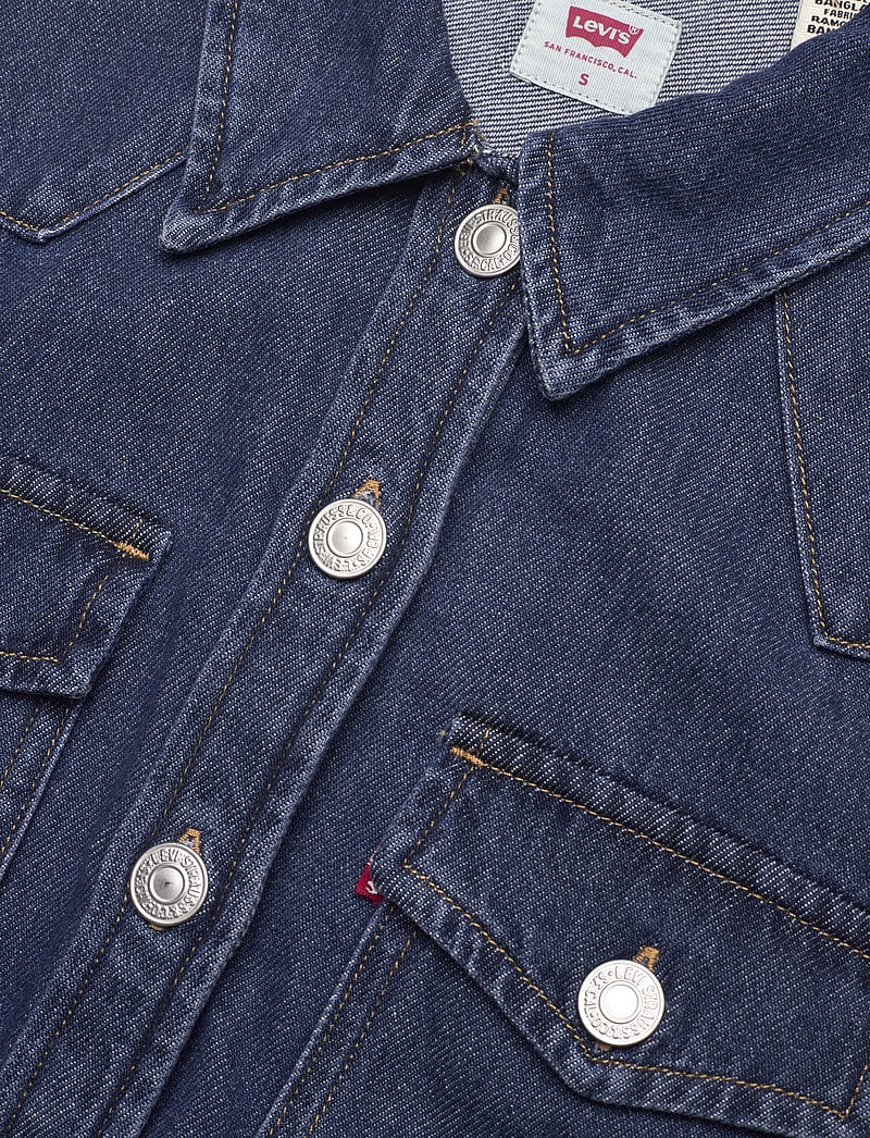 Levi's® - FLYNN WESTERN CORE DRESS DARK INDIGO - WORN IN - denimkjoler - dark indigo - worn in - 4
