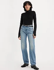 LEVI´S Women - 501 90S LIGHTWEIGHT BOLD UNDER - wide leg jeans - med indigo - worn in - 0