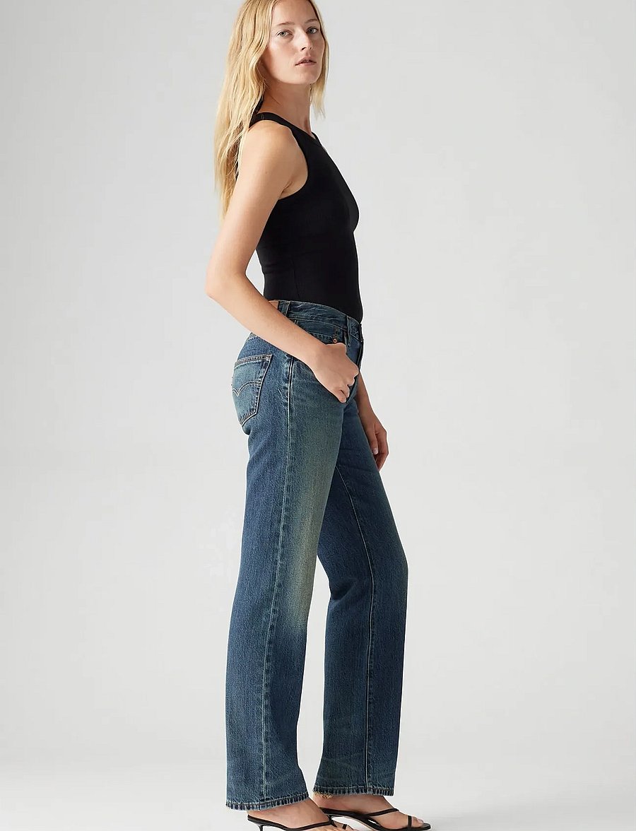 Levi's® - 501 90S LIGHTWEIGHT BLESS THE - gerade jeans - dark indigo - worn in - 3