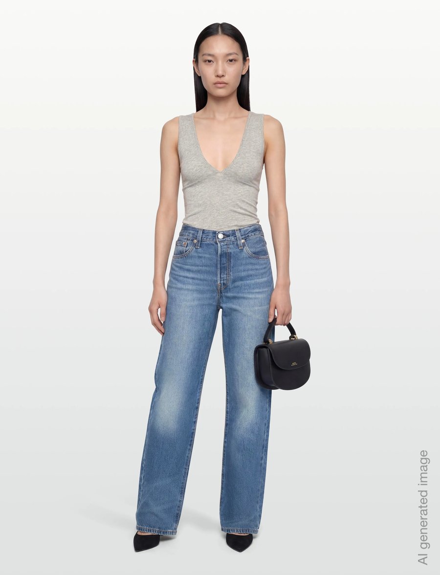 Levi's® - 501 90S LIGHTWEIGHT FINE FOREV - raka jeans - med indigo - worn in - 0