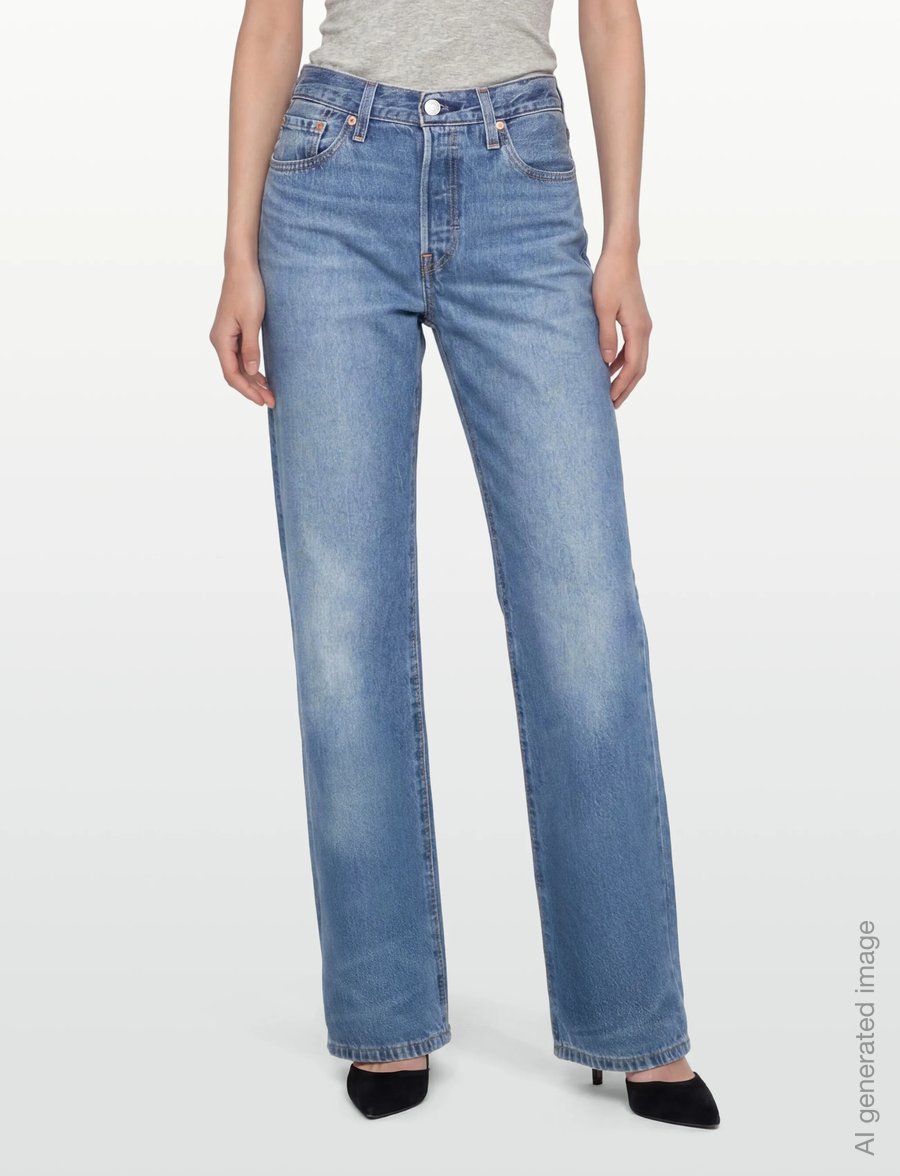 Levi's® - 501 90S LIGHTWEIGHT FINE FOREV - raka jeans - med indigo - worn in - 3