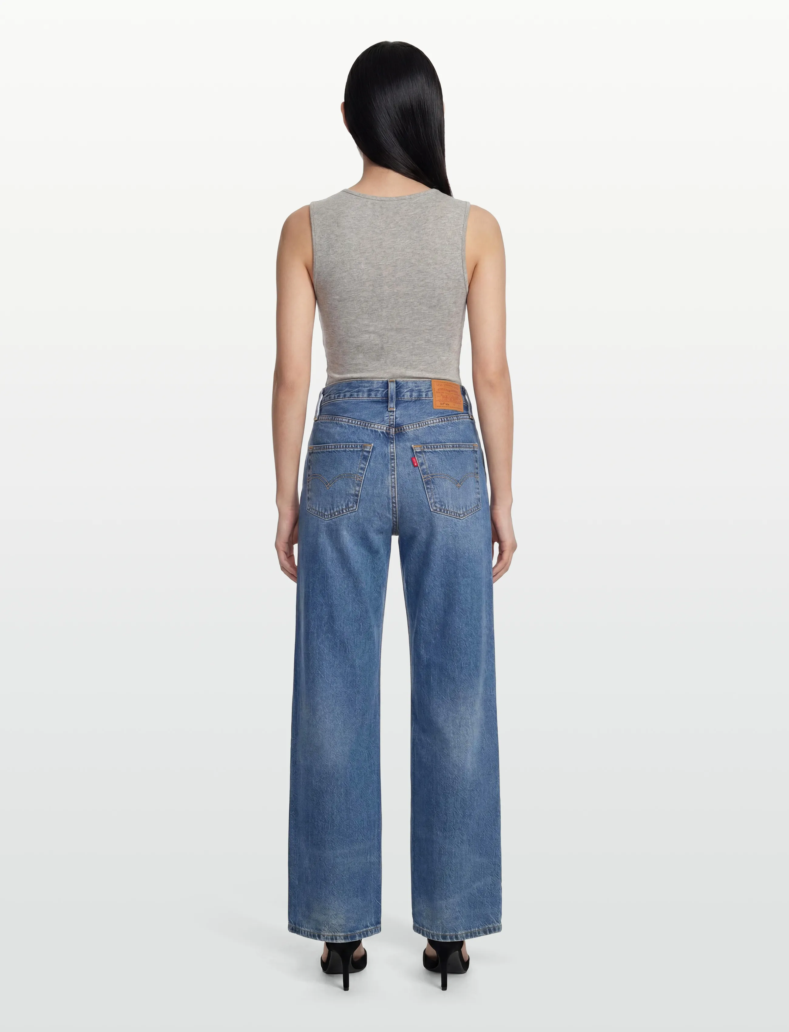Levi's® - 501 90S LIGHTWEIGHT FINE FOREV - sirge säärega teksad - med indigo - worn in - 4