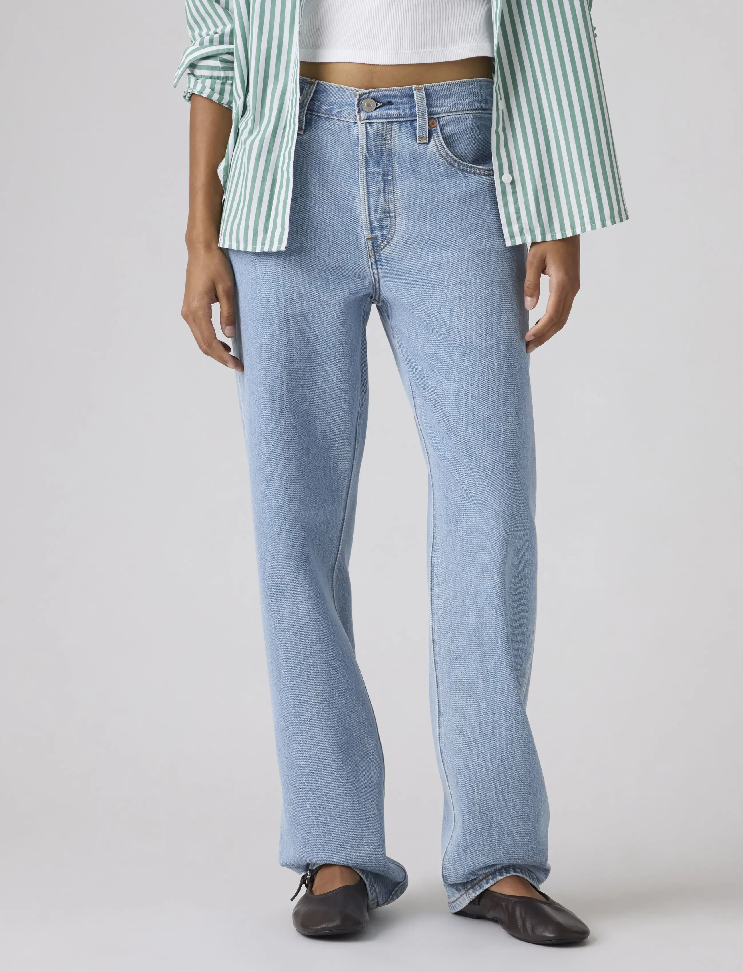Levi's® - 501 90S LIGHTWEIGHT STONE TODA - mom jeans - med indigo - flat finish - 3