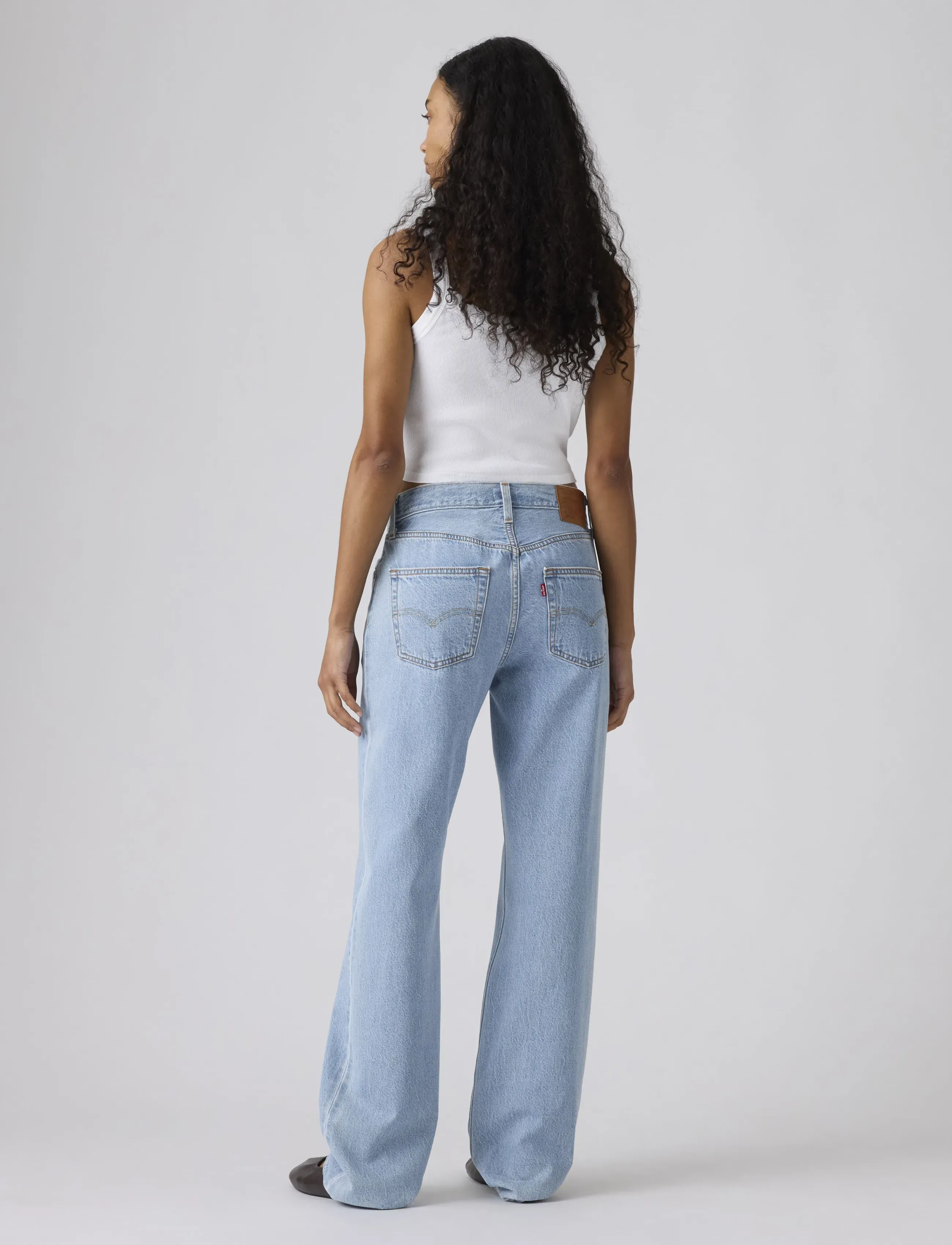 Levi's® - 501 90S LIGHTWEIGHT STONE TODA - mom jeans - med indigo - flat finish - 4