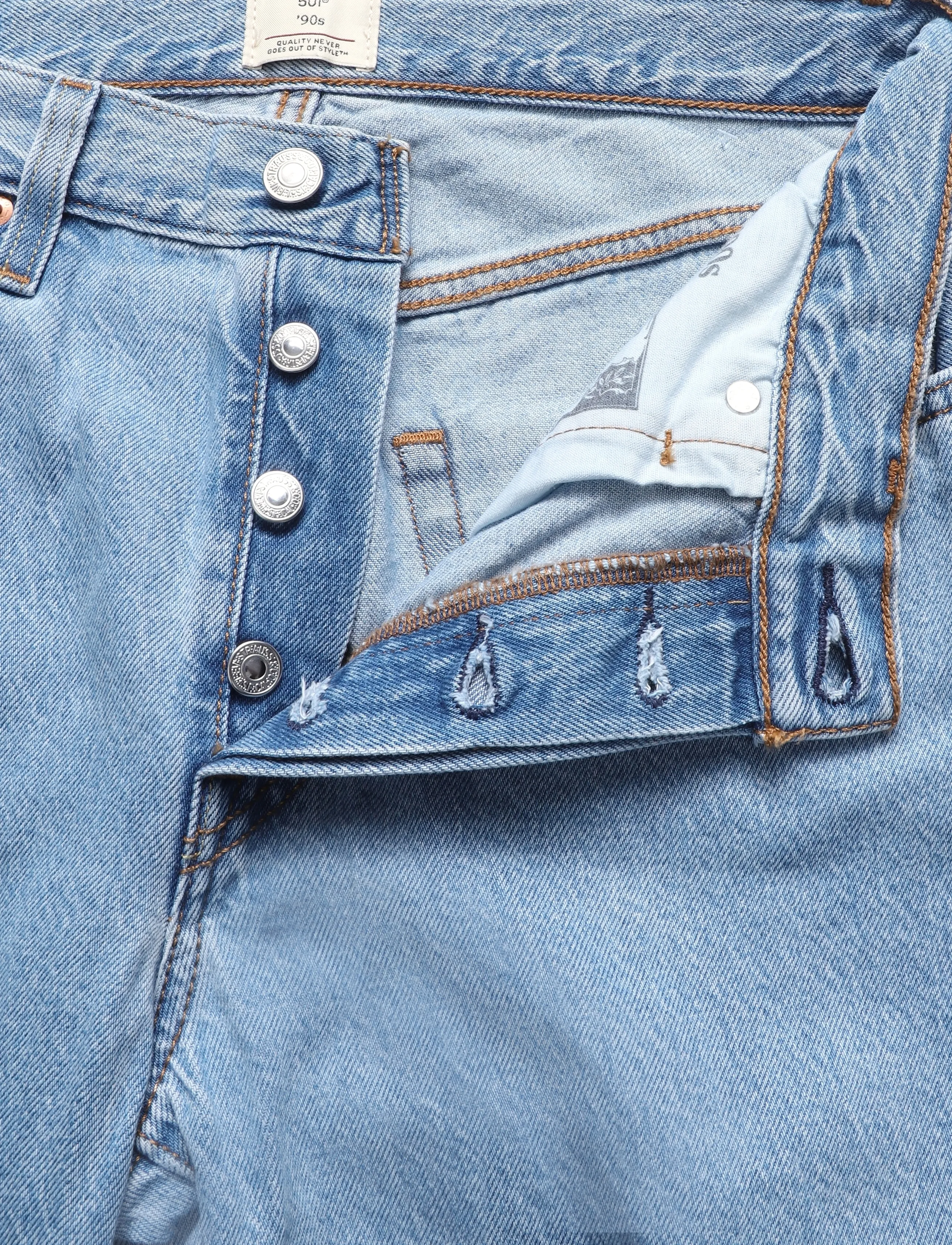 Levi's® - 501 90S LIGHTWEIGHT STONE TODA - med indigo - flat finish - 3