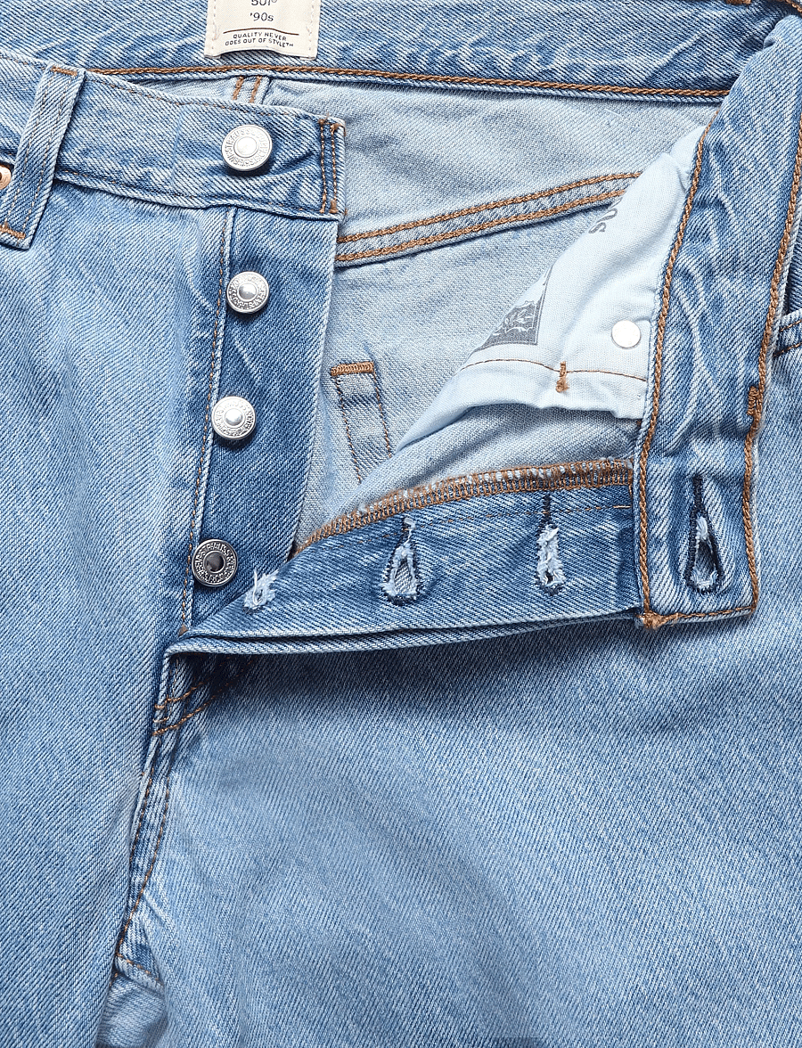Levi's® - 501 90S LIGHTWEIGHT STONE TODA - mom-jeans - med indigo - flat finish - 3