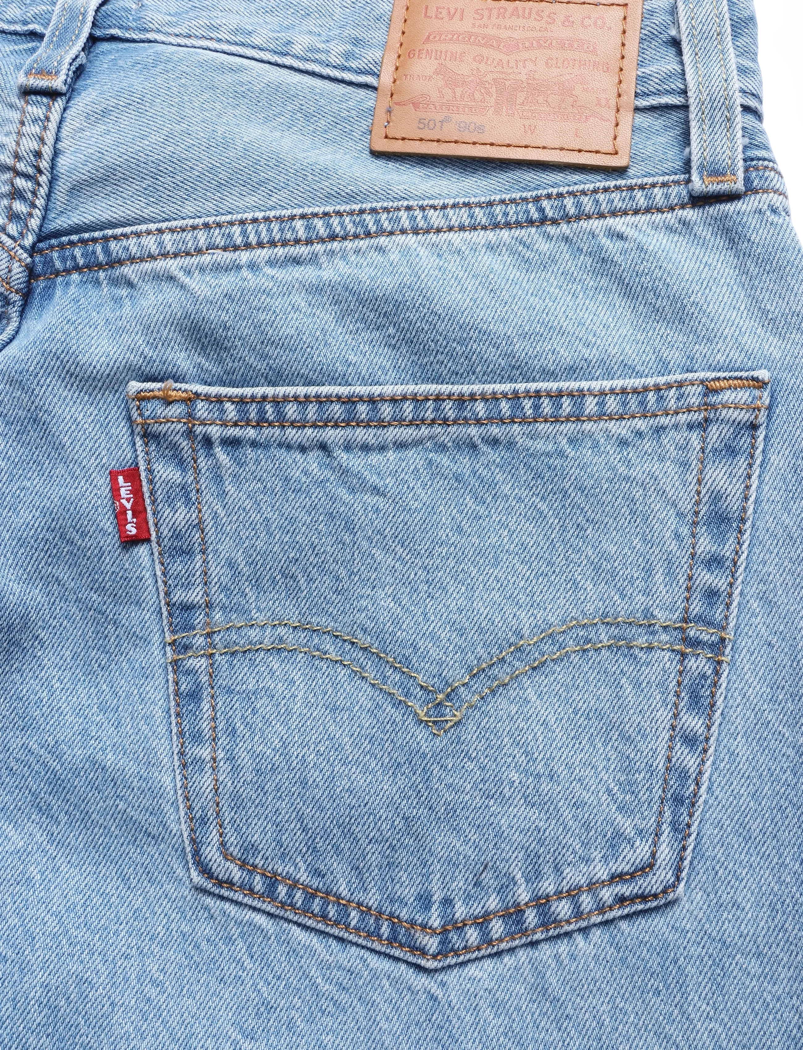 Levi's® - 501 90S LIGHTWEIGHT STONE TODA - med indigo - flat finish - 4