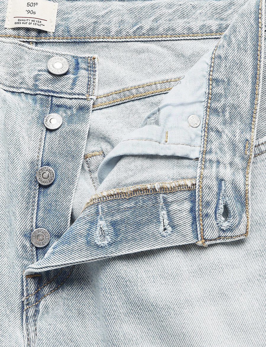 Levi's® - 501 90S LIGHTWEIGHT ANCHOR HER - mom-jeans - med indigo - worn in - 3
