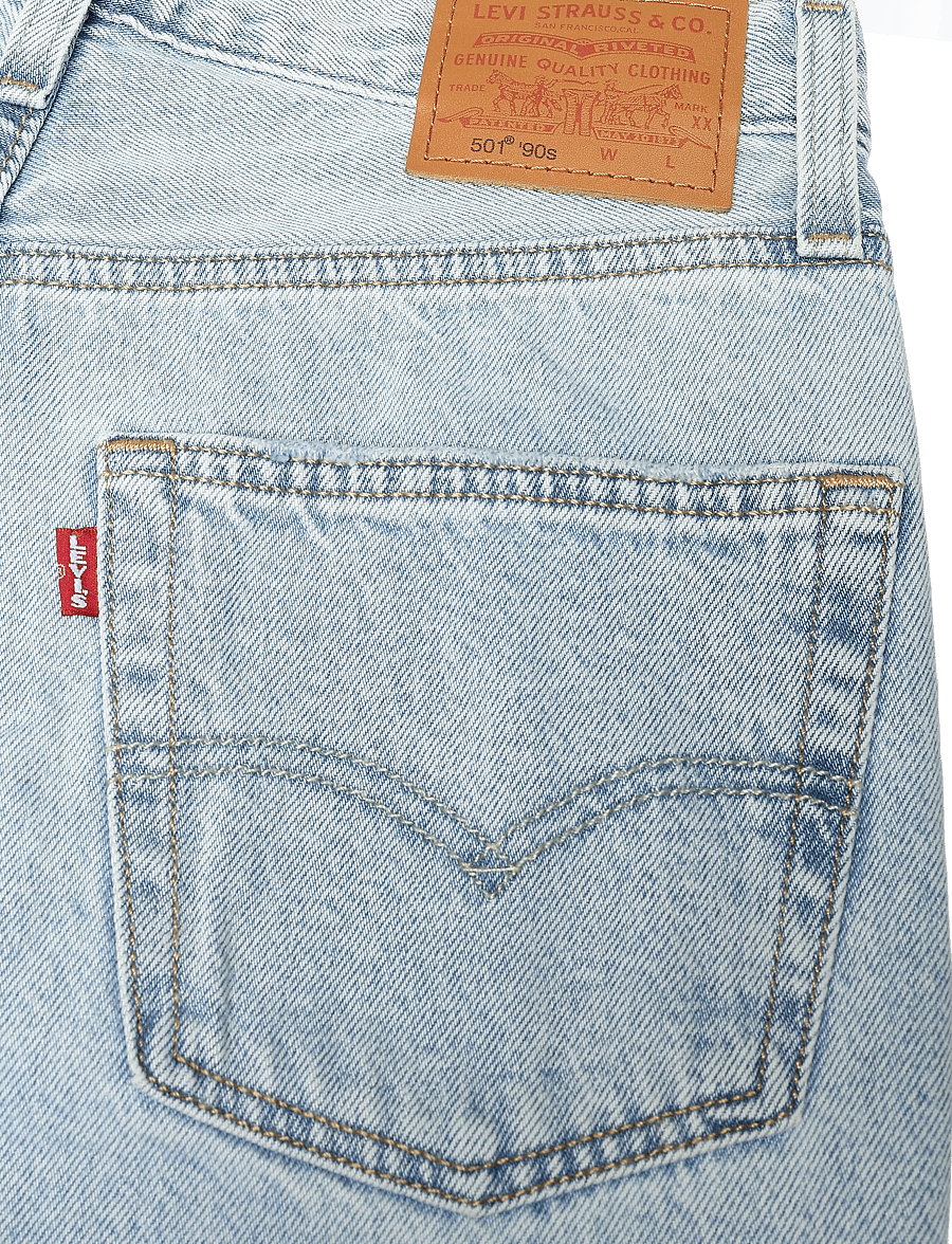 Levi's® - 501 90S LIGHTWEIGHT ANCHOR HER - mom-jeans - med indigo - worn in - 4