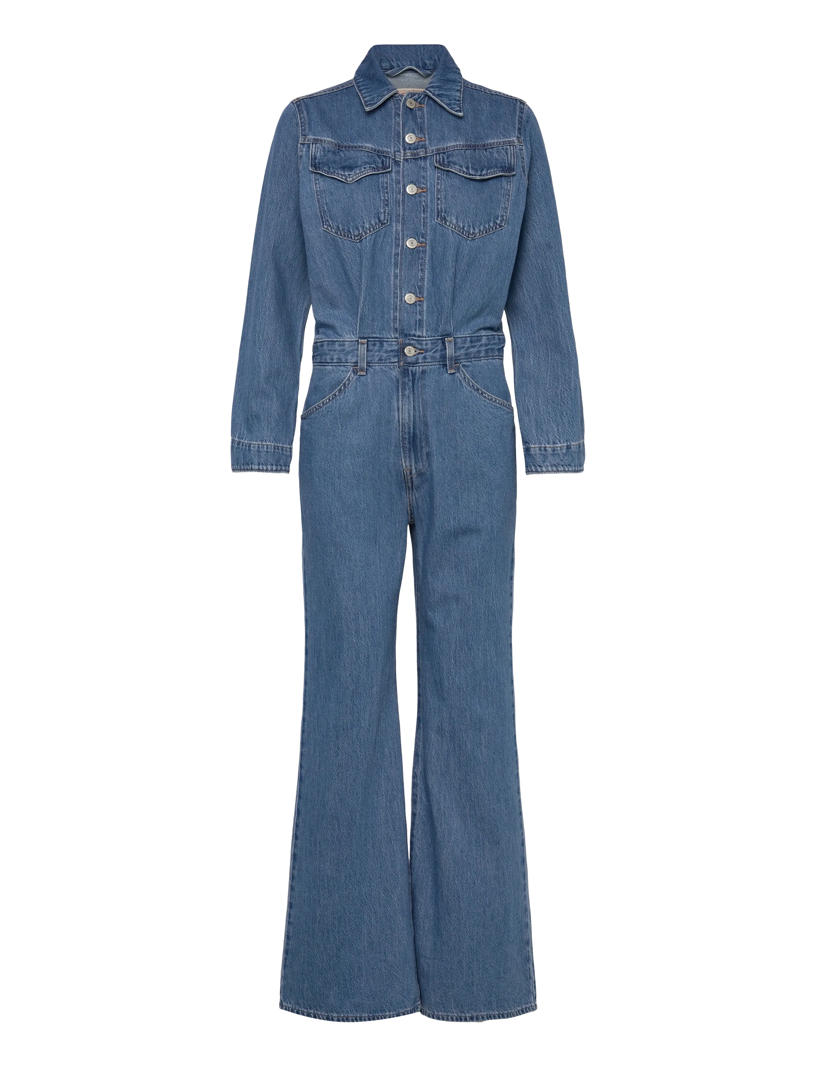 Levi's® WESTERN JUMPSUIT CAUSE AND EFF - Buksedragter - MED INDIGO - WORN IN / blue