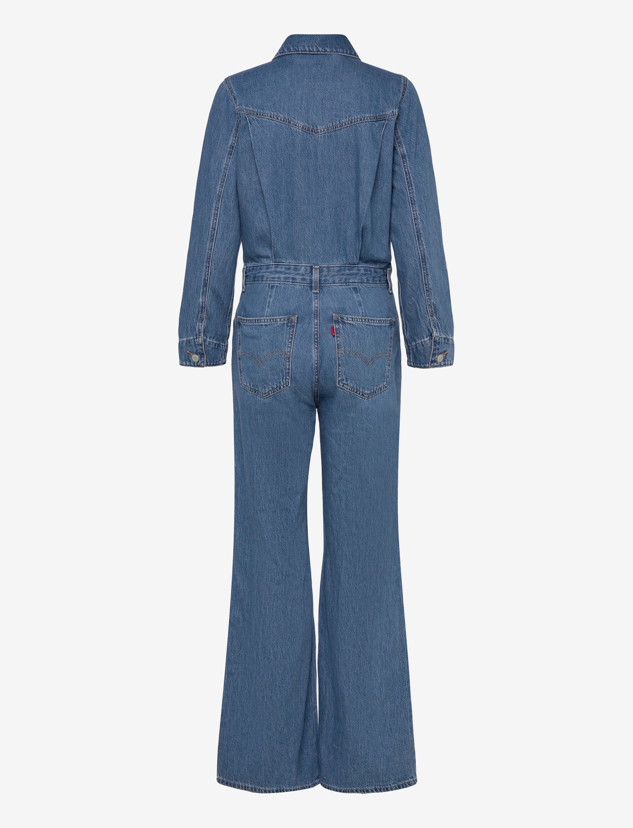 Levi's® - WESTERN JUMPSUIT CAUSE AND EFF - pükskostüümid - med indigo - worn in - 1