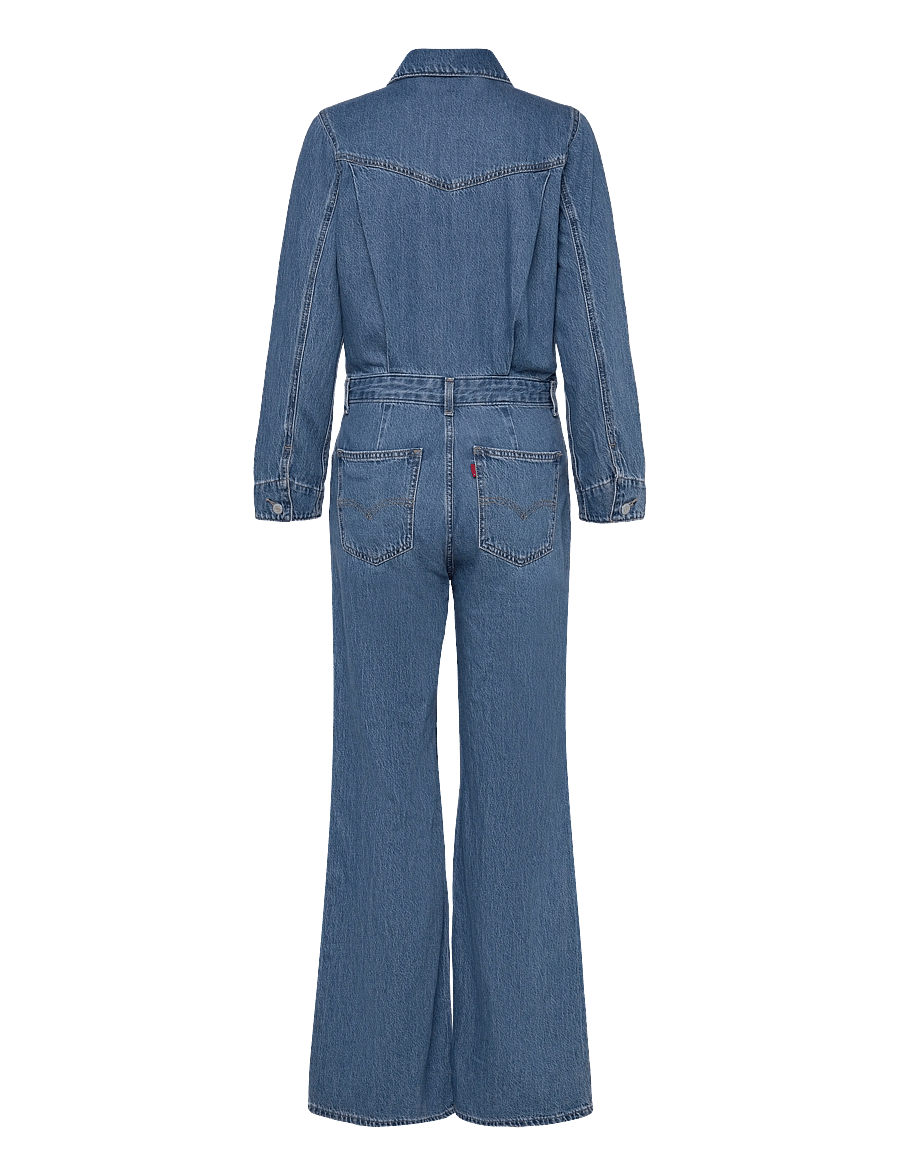 Levi's® - WESTERN JUMPSUIT CAUSE AND EFF - haalarit - med indigo - worn in - 2