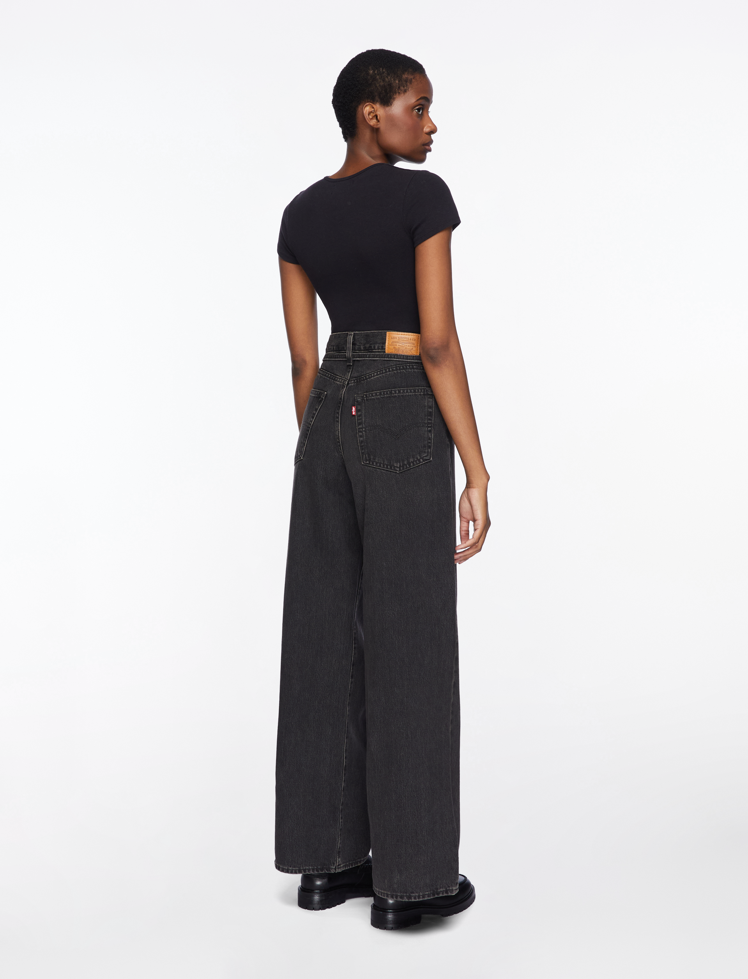 Levi's® - XL STRAIGHT INFLUENTIAL LADY - suorat farkut - blacks - 4