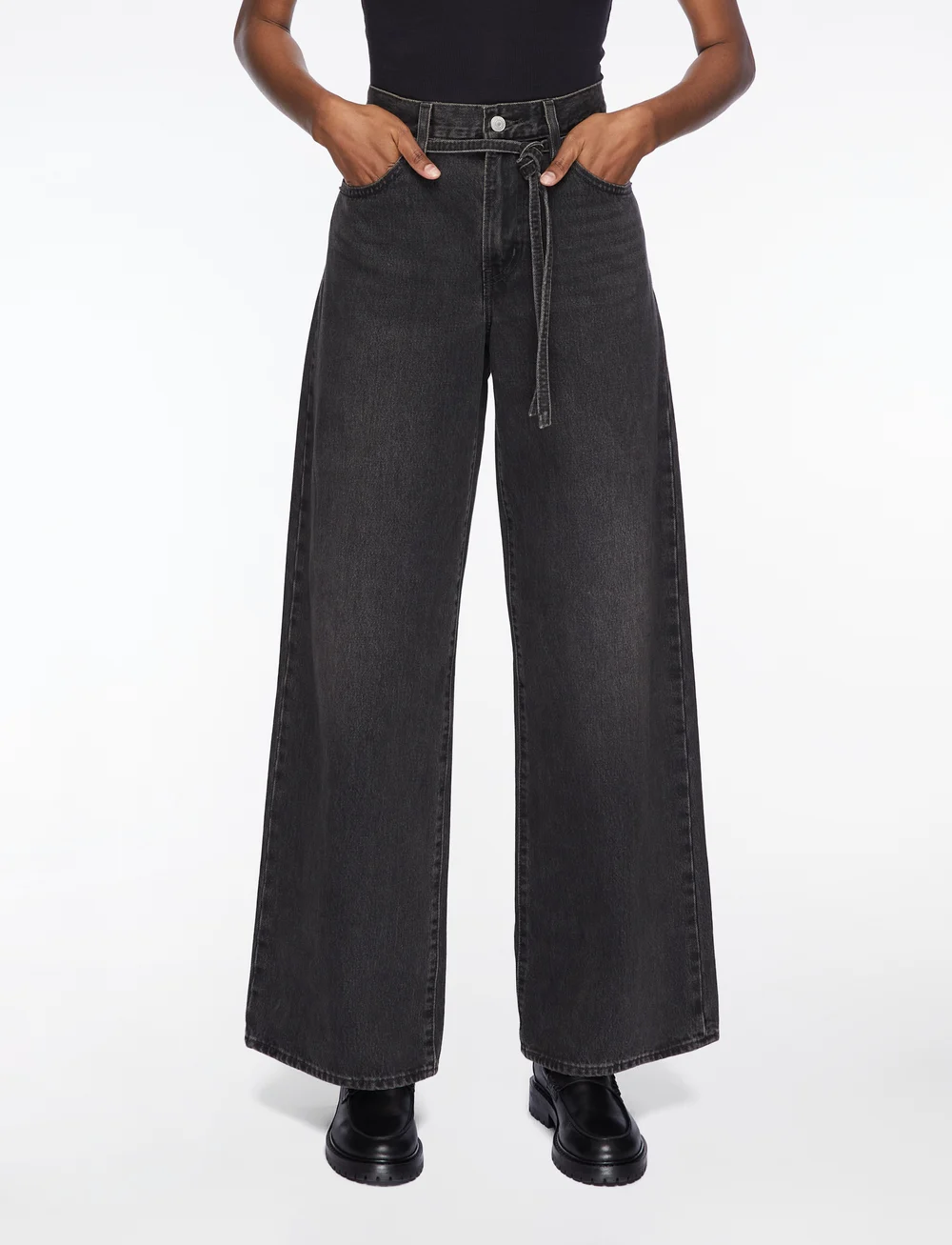 Levi's® - XL STRAIGHT INFLUENTIAL LADY - suorat farkut - blacks - 0