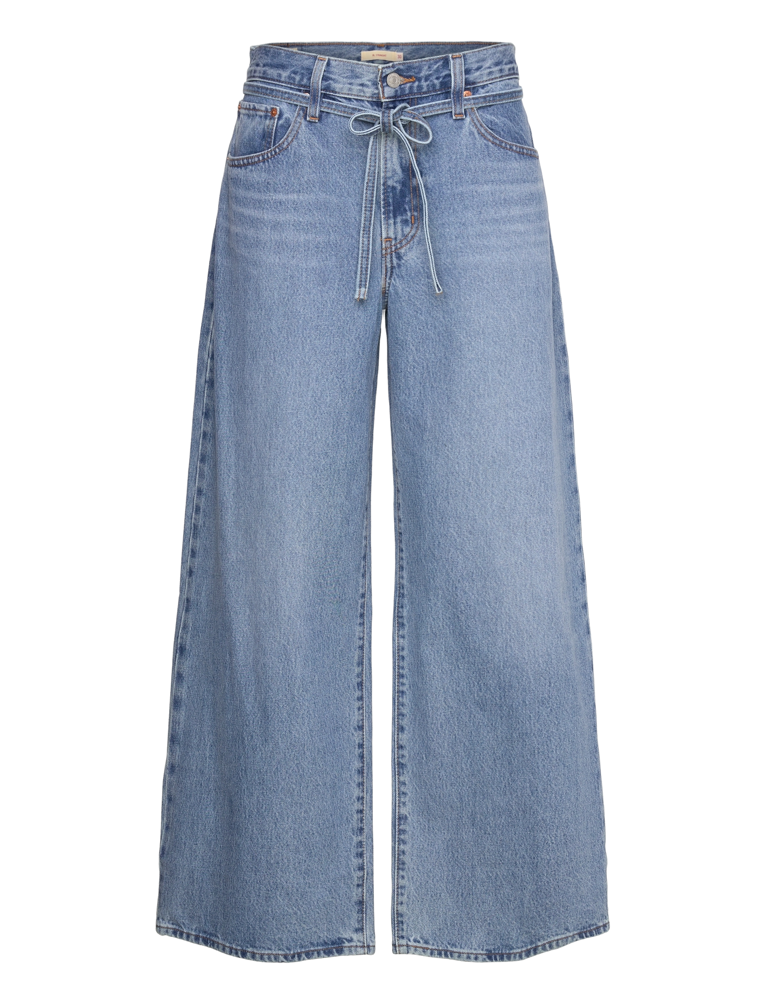 LEVI'S XL Straight Thanks Friend Blau - 29x29 - Damen
