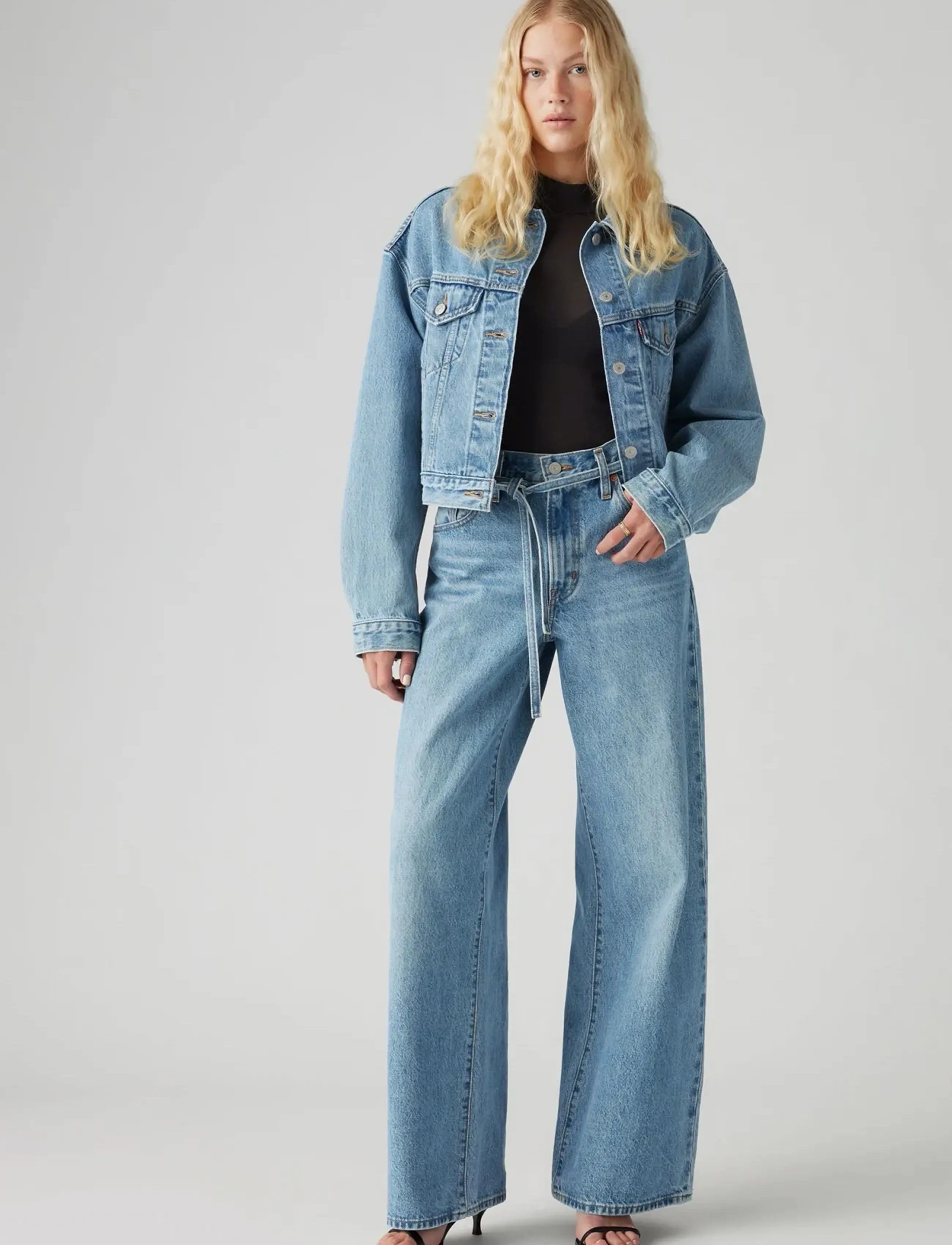 Levi's Xl Straight Thanks Friend, 29 x 29, Jeans, Blau - Wide, Frauen