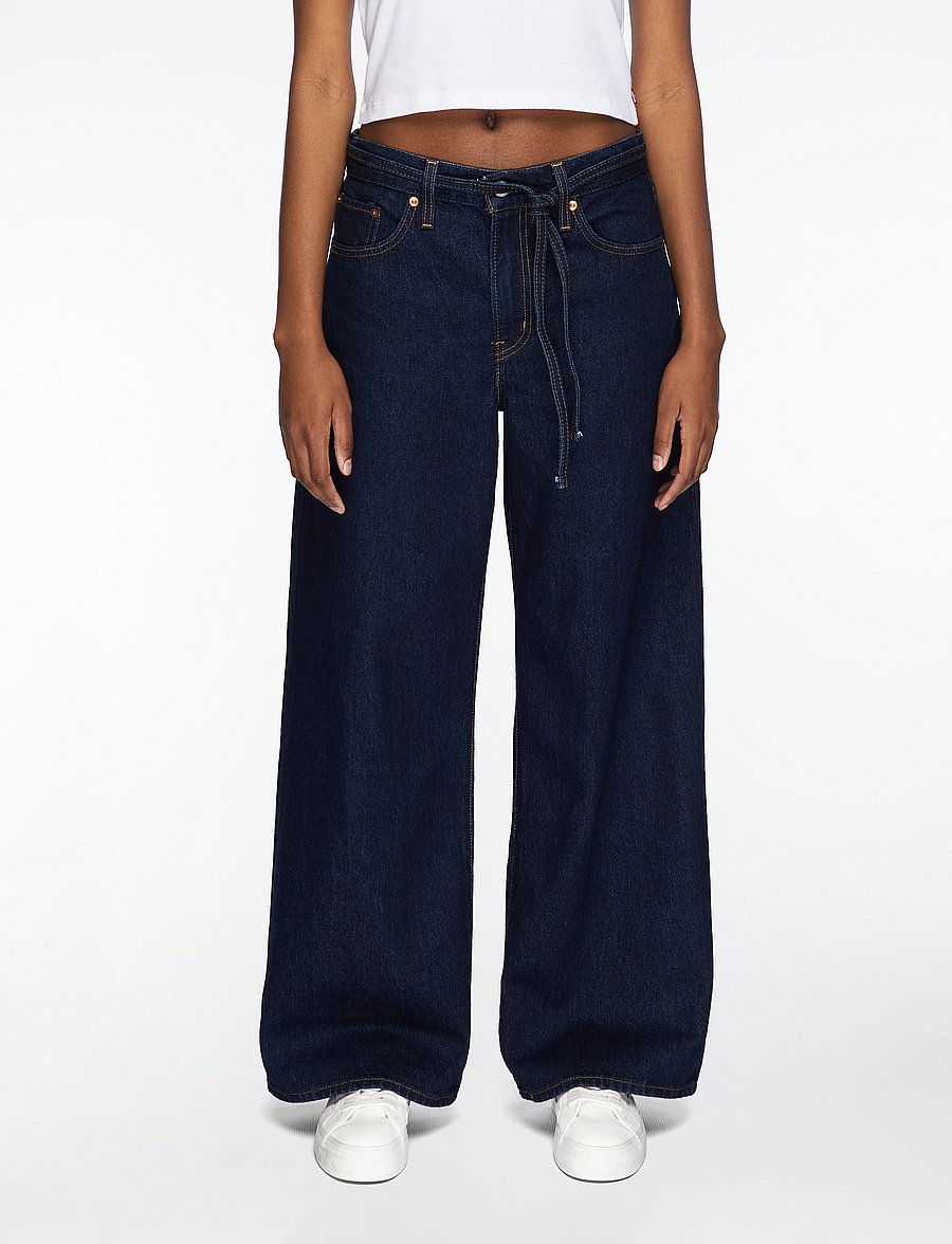 Levi's® - XL STRAIGHT DREAM NICE DREAMS - hosen mit weitem bein - dark indigo - flat finish - 0