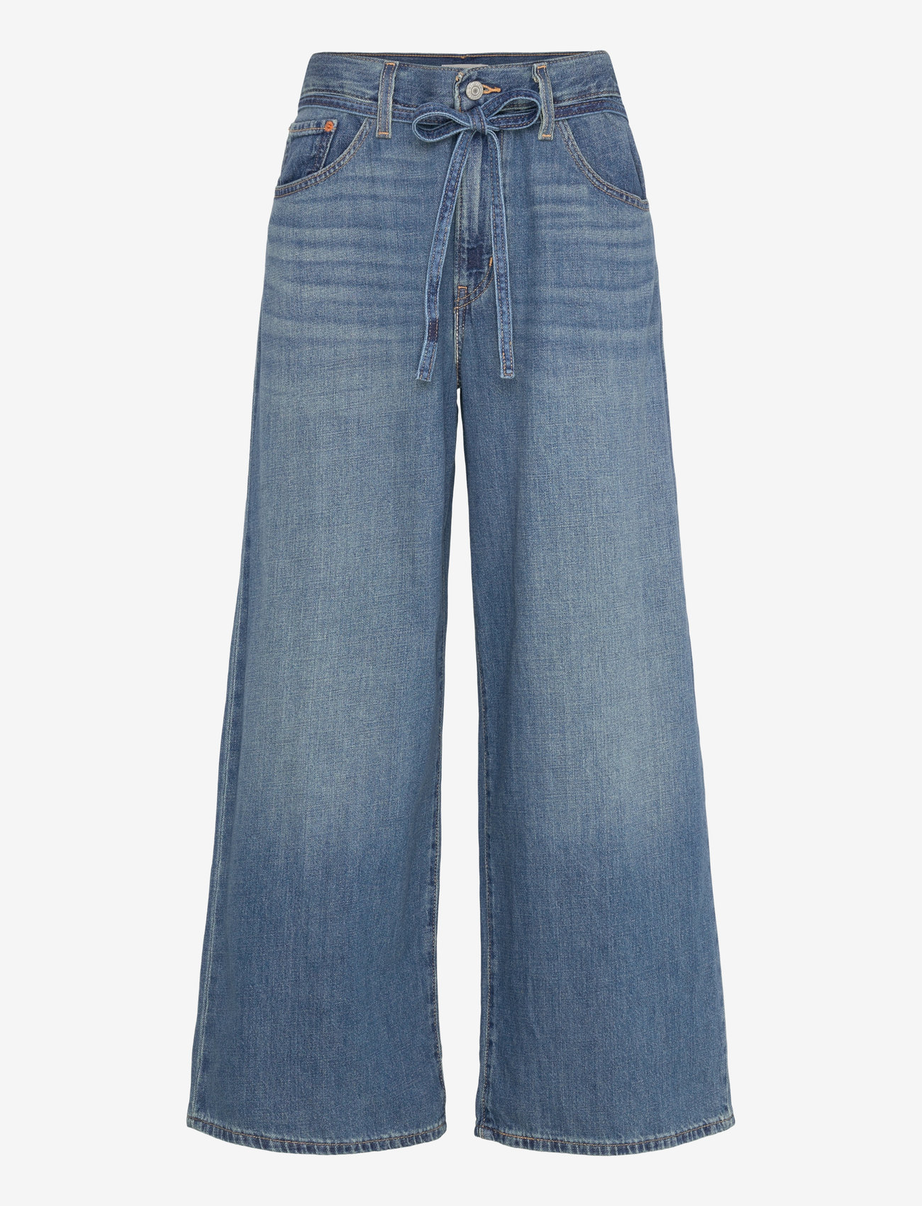 Levi's® - XL STRAIGHT STOP FLAXING - raka jeans - med indigo - worn in - 1