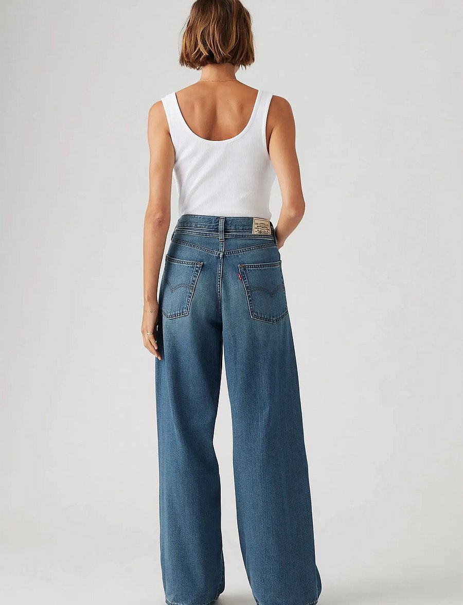Flaxing Levi's® Xl Straight Stop Flaxing (Med Indigo - Worn In/Sininen) - 130 ...