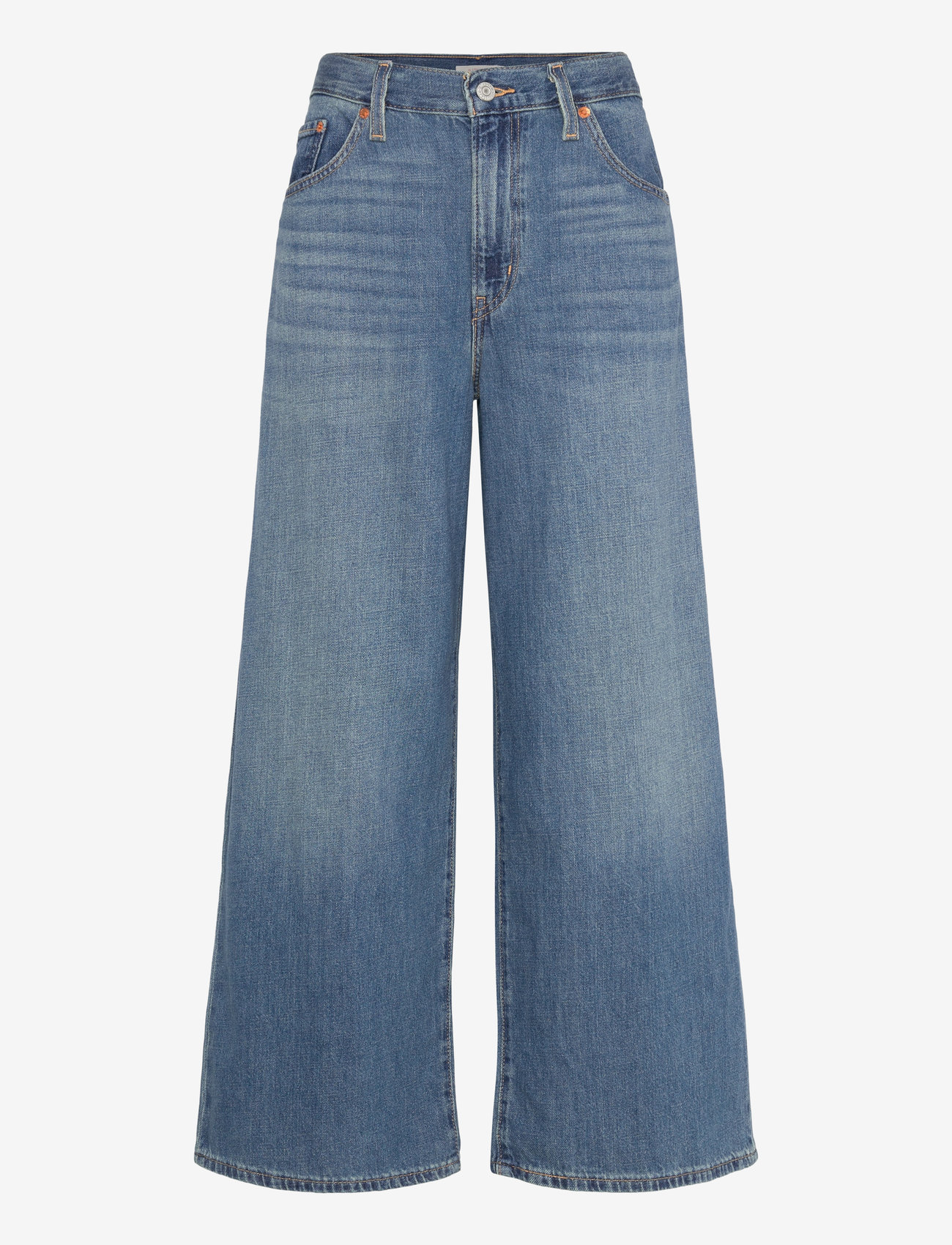 Levi's® - XL STRAIGHT STOP FLAXING - raka jeans - med indigo - worn in - 3