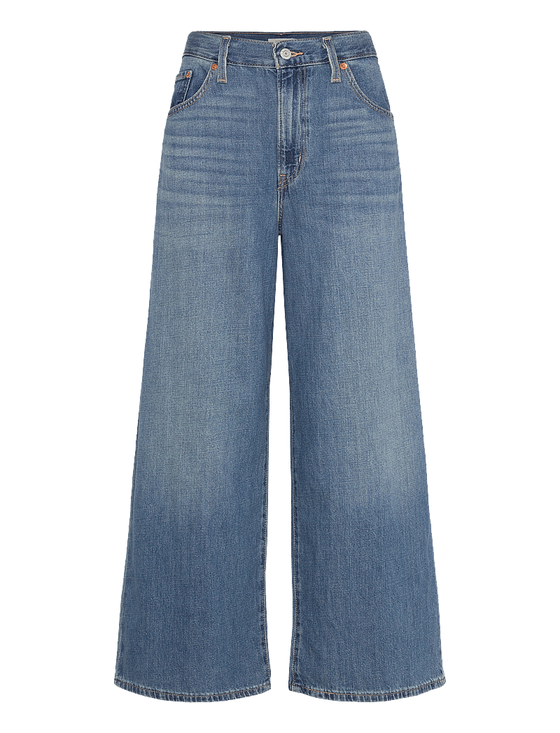 Levi's® - XL STRAIGHT STOP FLAXING - raka jeans - med indigo - worn in - 3