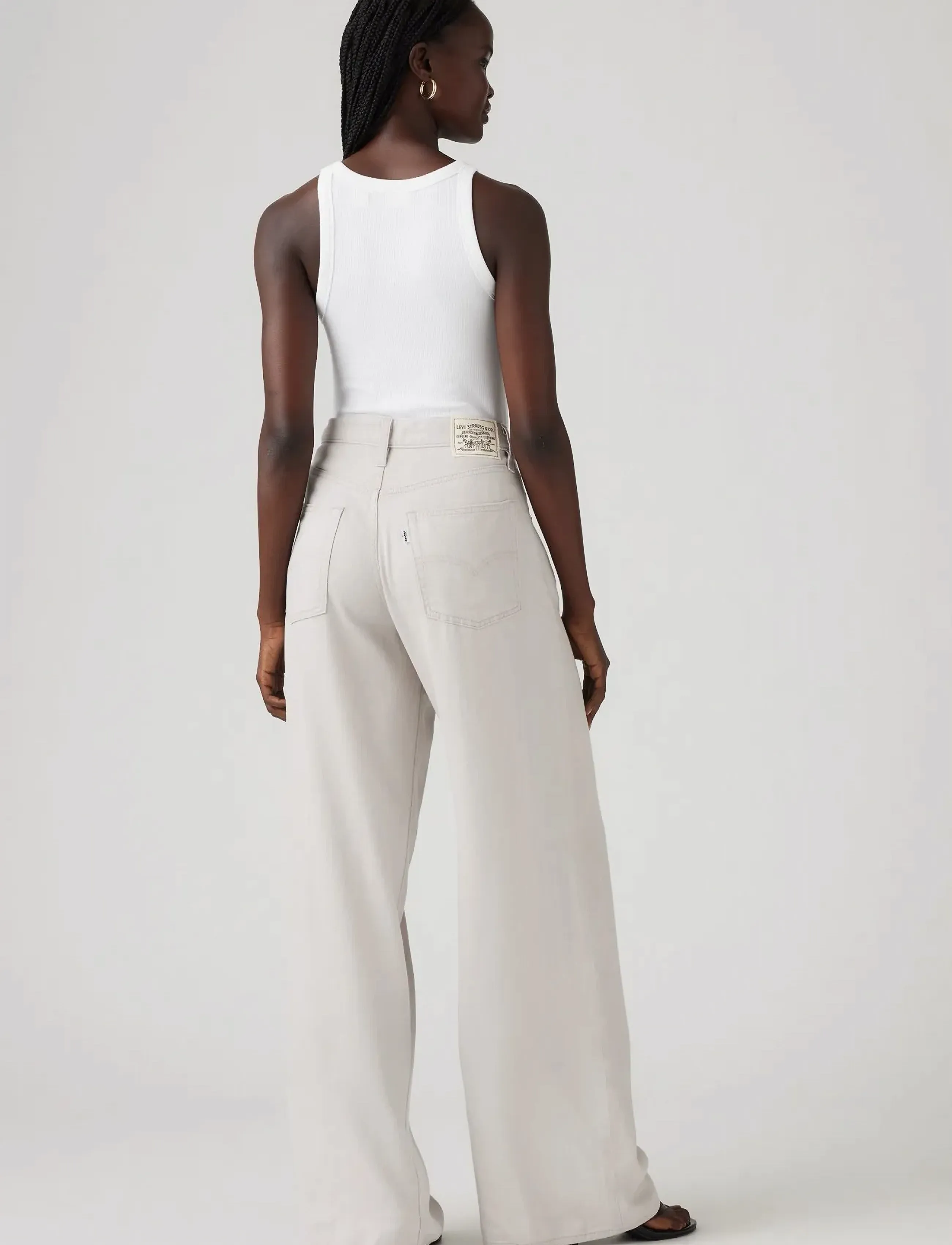 Levi's® - XL STRAIGHT CRYSTAL GRAY LINEN - sirge säärega teksad - greys - 4