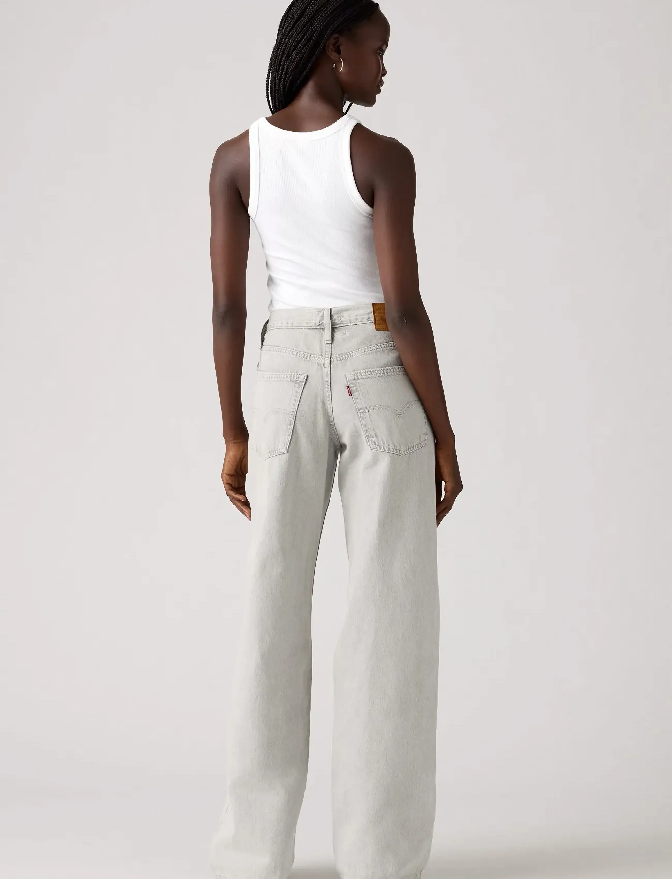 Levi's® - XL STRAIGHT CORPORATE HAZE - víðar gallabuxur - greys - 4
