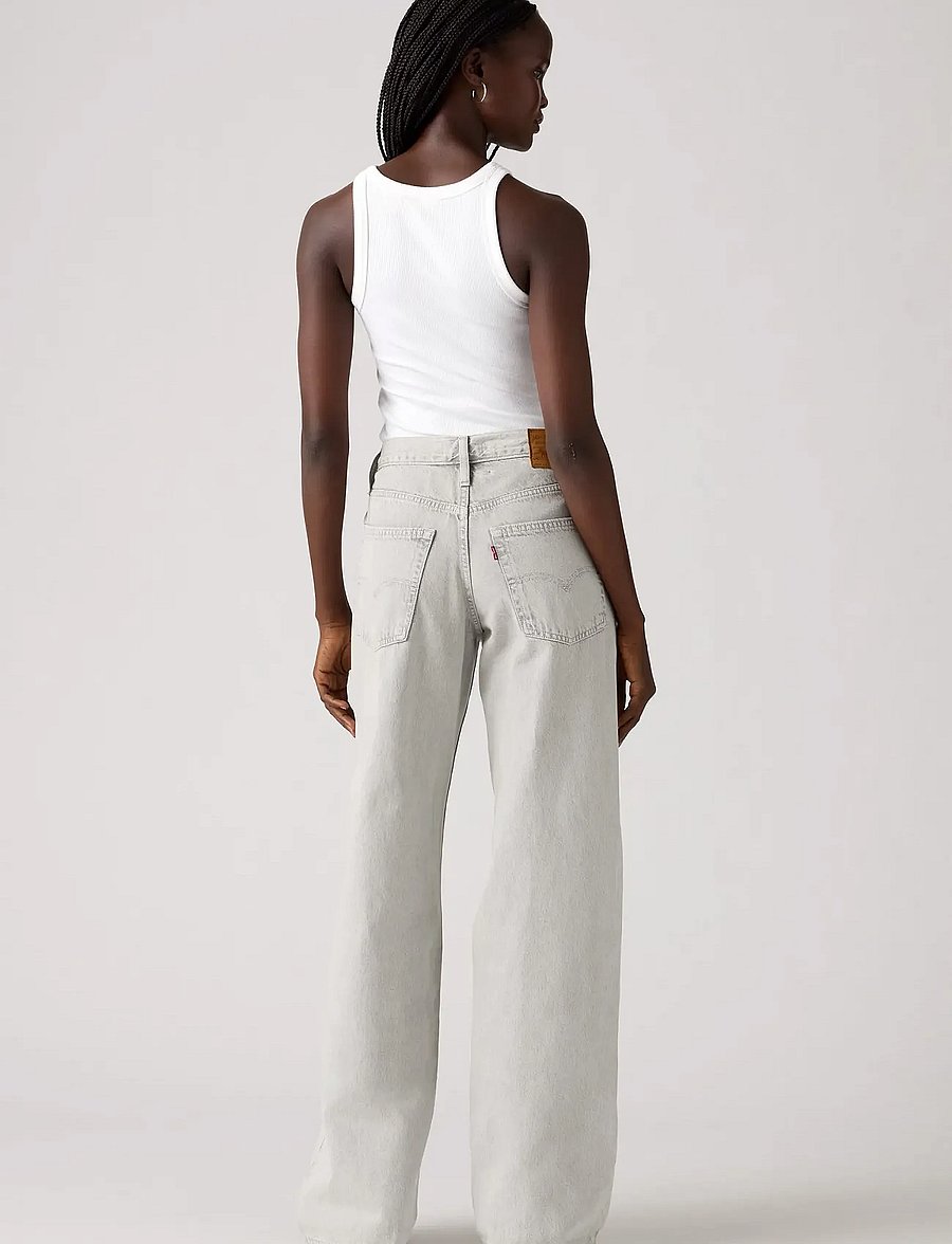 Levi's® - XL STRAIGHT CORPORATE HAZE - hosen mit weitem bein - greys - 4