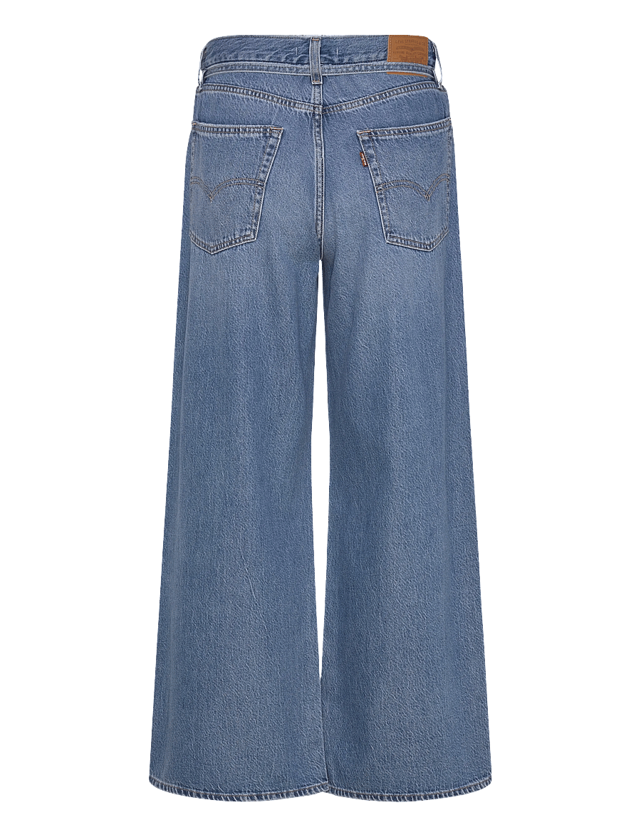 Levi's® - XL STRAIGHT GOOD GRADES TENCEL - hosen mit weitem bein - med indigo - worn in - 2
