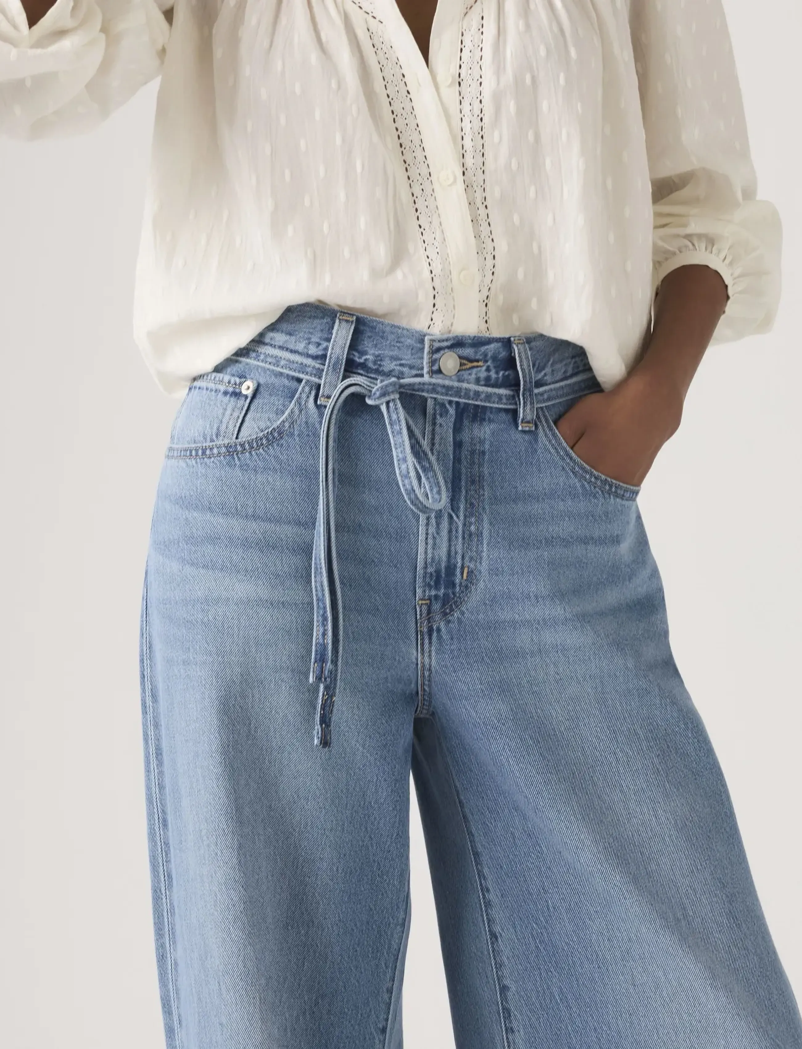 Levi's® - XL STRAIGHT GOOD GRADES TENCEL - med indigo - worn in - 5