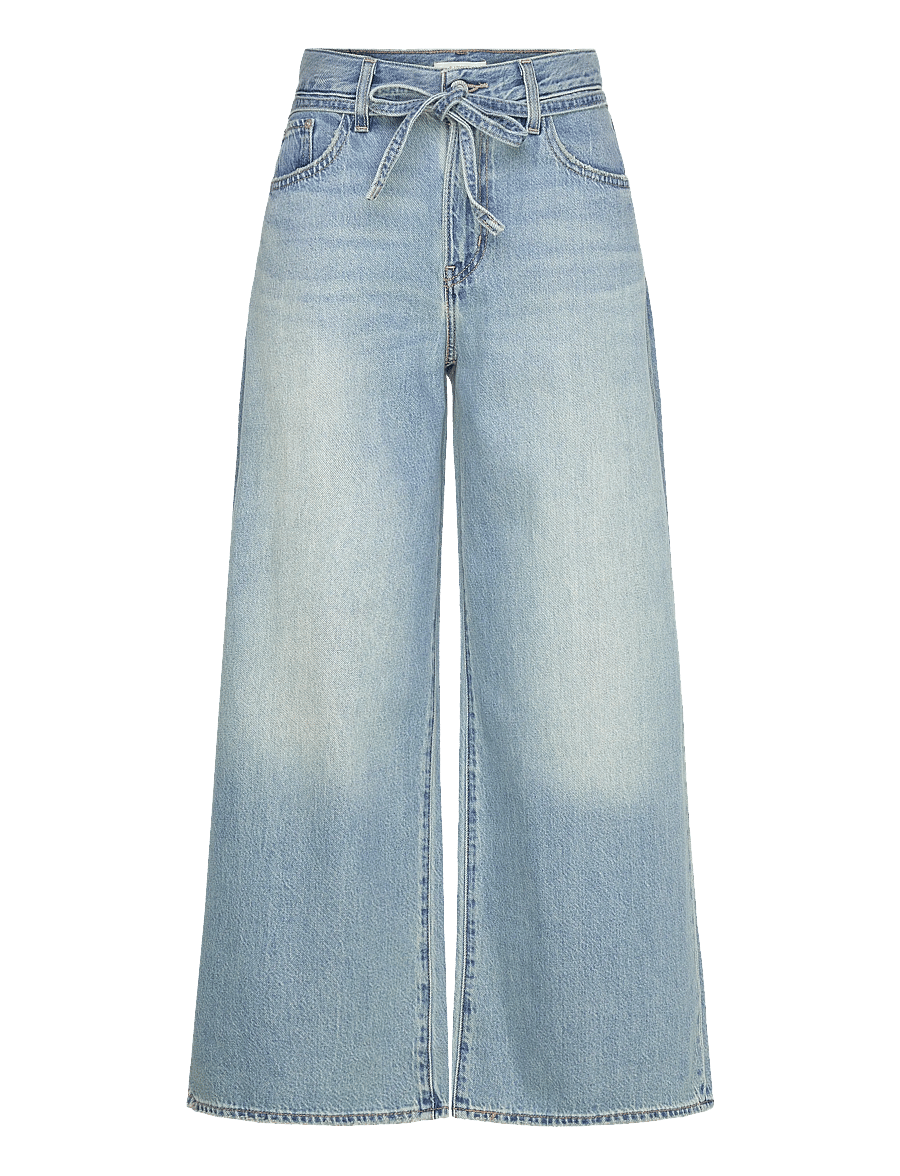 Levi's® - XL STRAIGHT GAMBLE TIME - hosen mit weitem bein - med indigo - worn in - 1