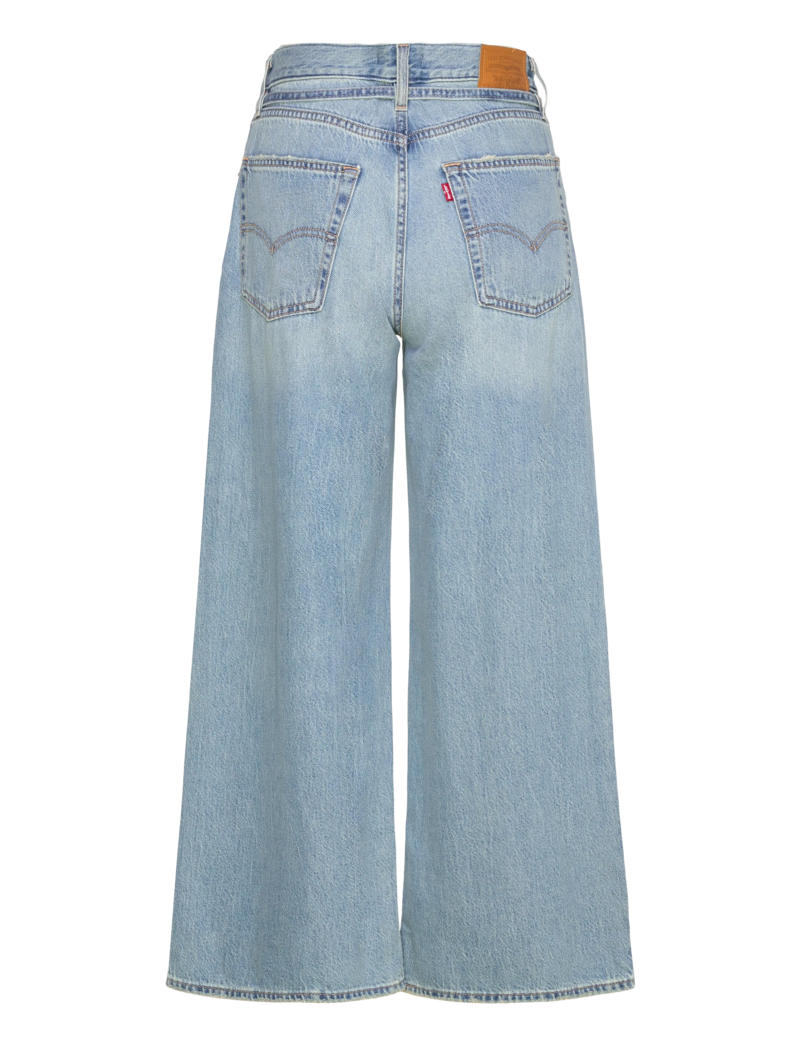 Levi's® - XL STRAIGHT GAMBLE TIME - hosen mit weitem bein - med indigo - worn in - 2