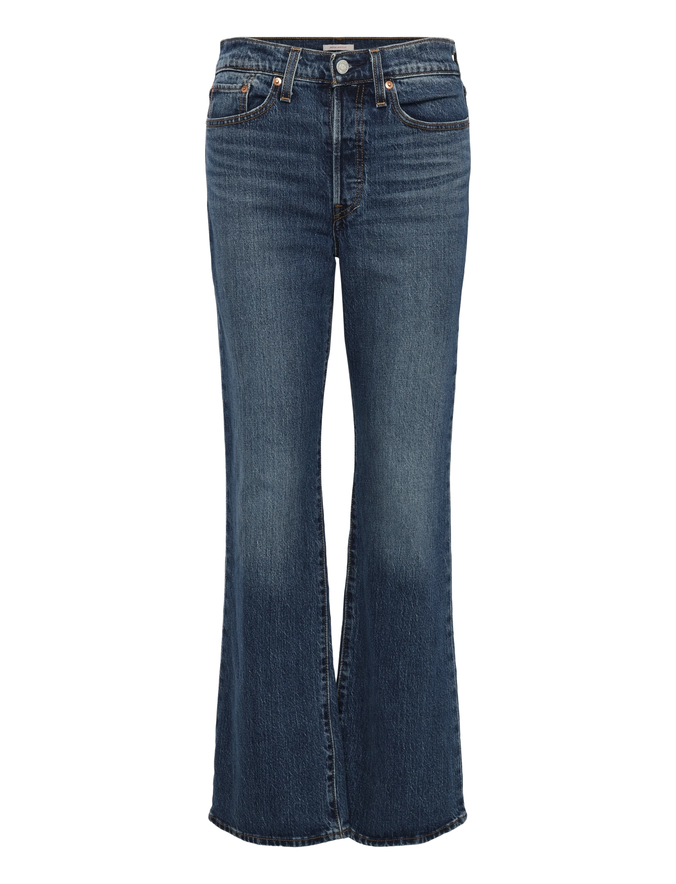 Levi's® WEDGIE BOOT BOLD AND BEAUTIFUL - Jeans - DARK INDIGO - WORN IN / navy