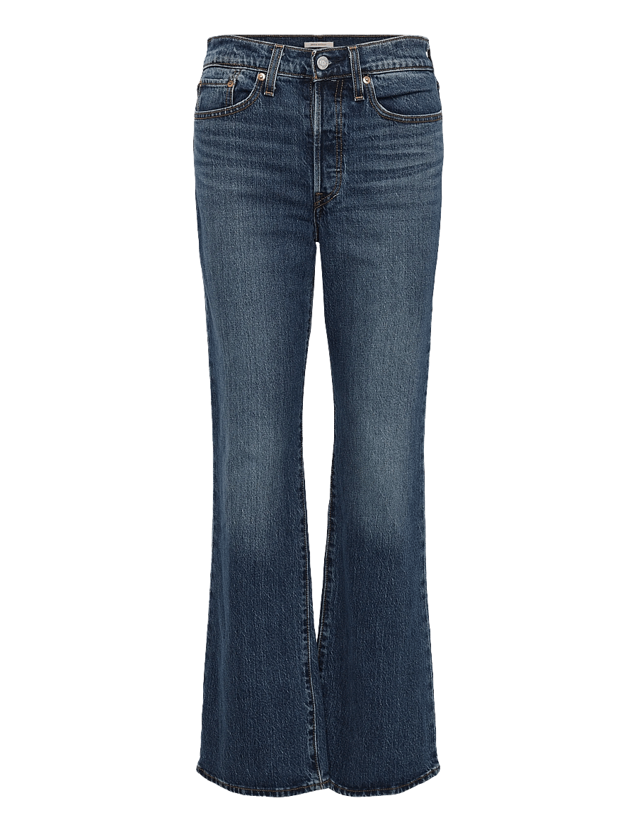 Levi's® - WEDGIE BOOT BOLD AND BEAUTIFUL - schlaghosen - dark indigo - worn in - 0