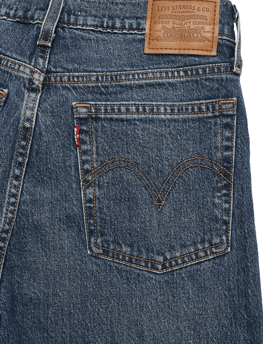 Levi's® - WEDGIE BOOT BOLD AND BEAUTIFUL - schlaghosen - dark indigo - worn in - 4