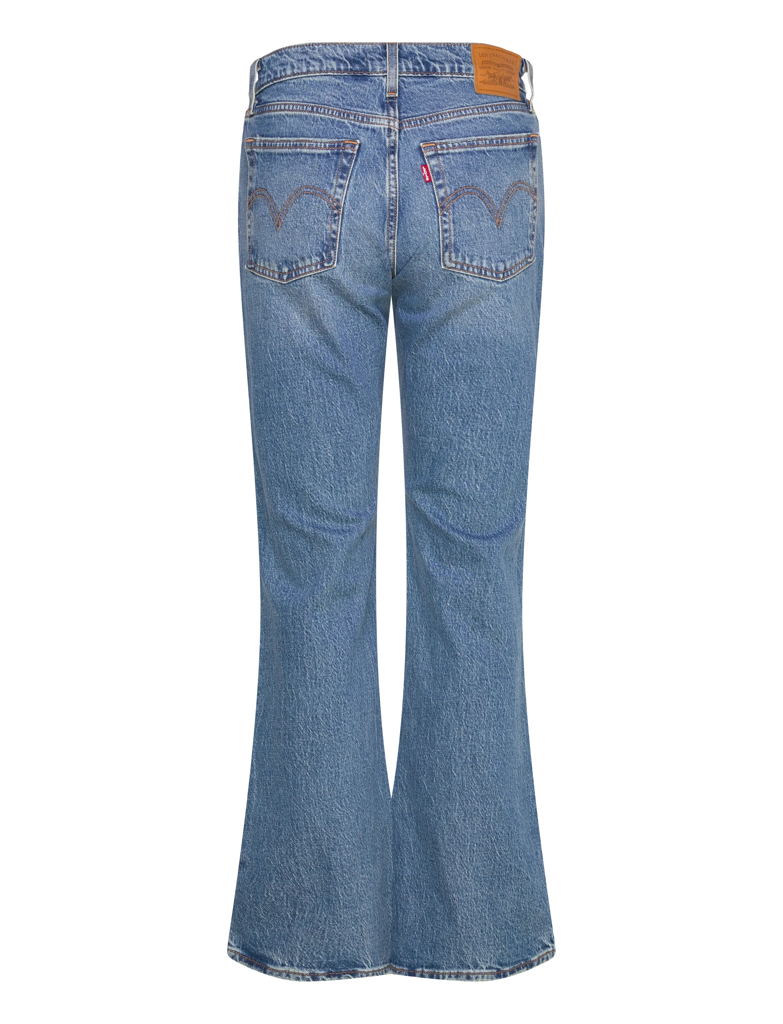 Levi's® - WEDGIE BOOT FAIR POINT PSK - flared jeans - med indigo - worn in - 2