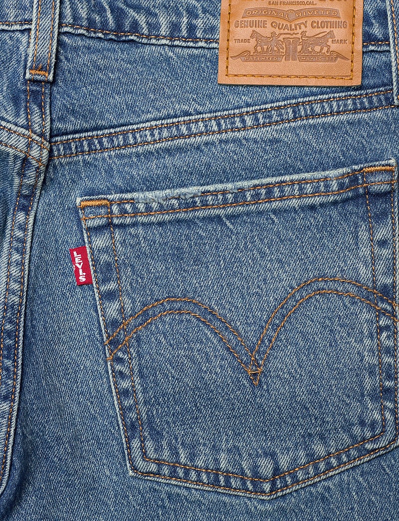 Levi's® - WEDGIE BOOT FAIR POINT PSK - flared jeans - med indigo - worn in - 4