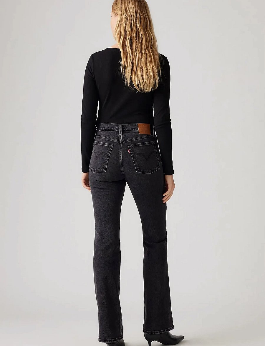 Levi's® - WEDGIE BOOT ON THE TOWN NO CRA - bootcut jeans - blacks - 4
