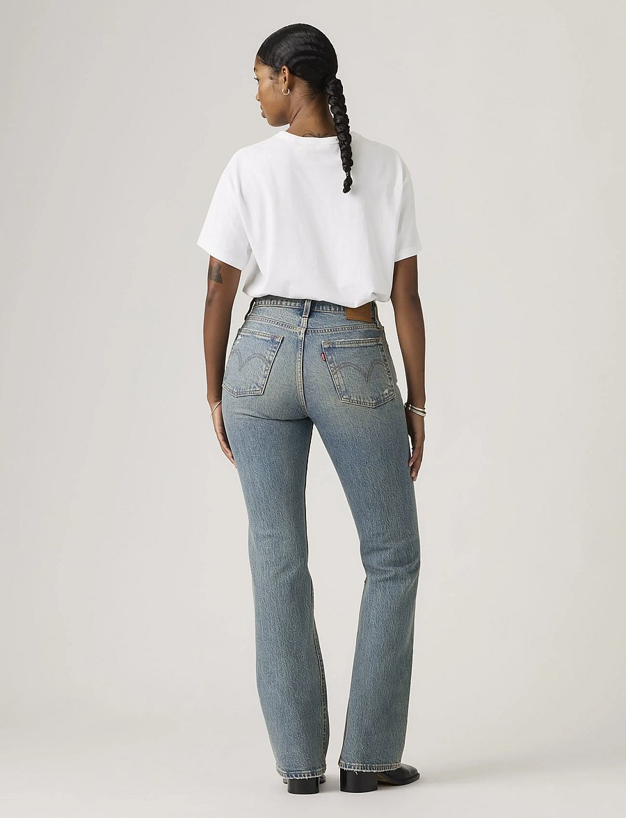 Levi's® - WEDGIE BOOT BITE BACK WB - bootcut jeans - med indigo - worn in - 3